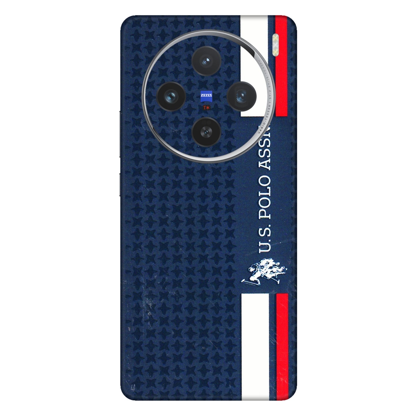 VIVO Z/V/X/T/U/S Series Phone Skins (All Models) - US POLO Designer Brand - 3D Embossed Finish (L-65) Vivo X100 (5G)