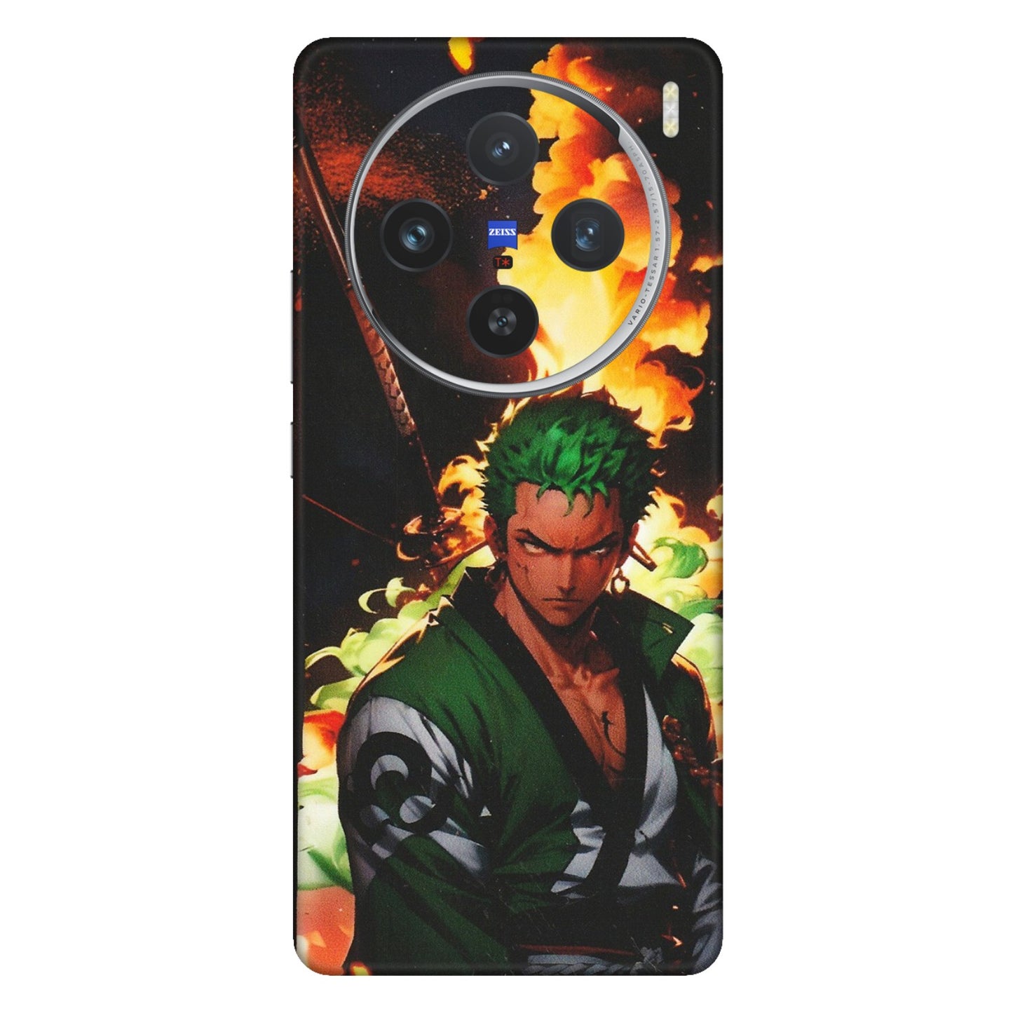 VIVO Z/V/X/T/U/S Series Phone Skins (All Models) - Roronoa Zoro - Matte Finish (M-102) Vivo X100 (5G)