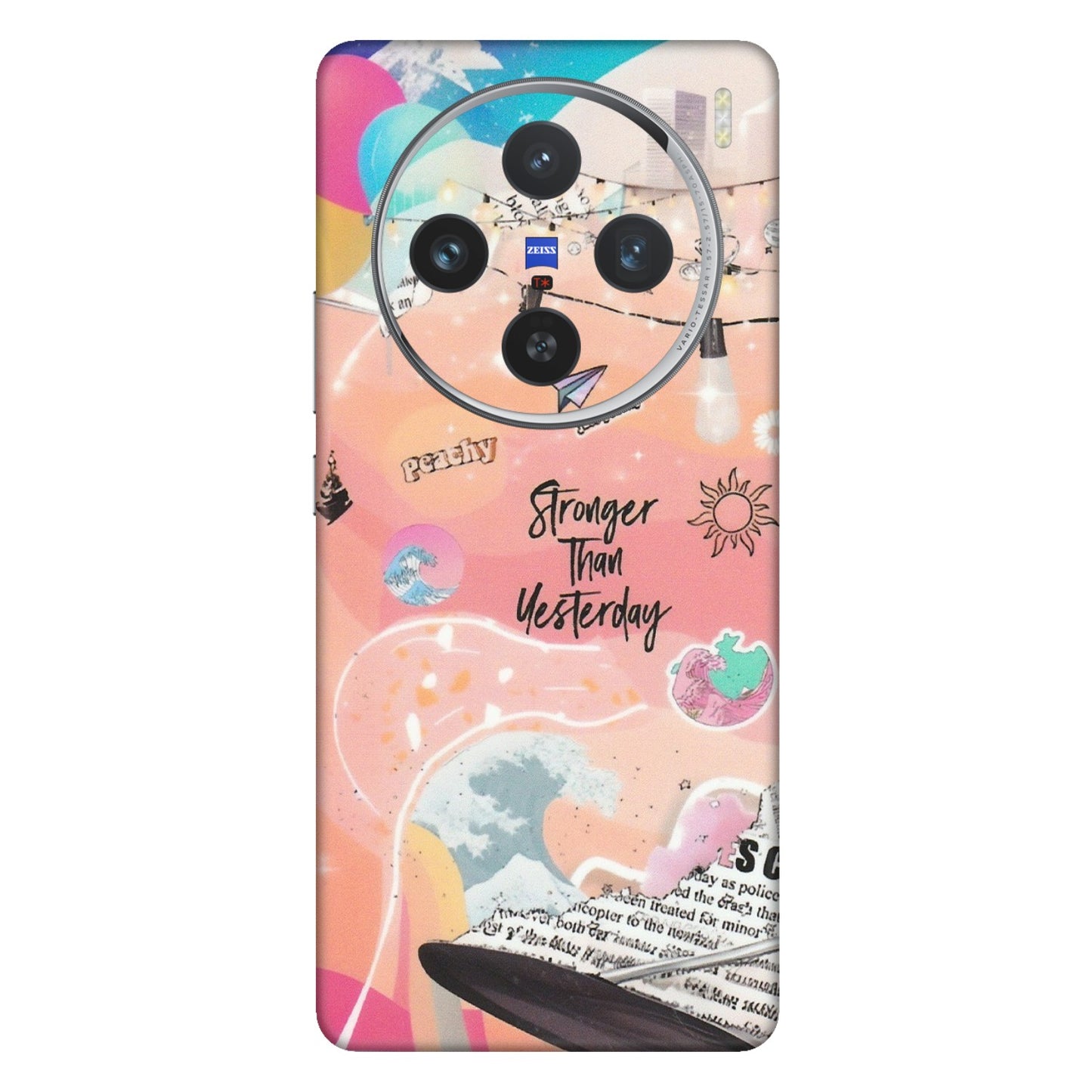 VIVO Z/V/X/T/U/S Series Phone Skins (All Models) - Stronger Then Yesterday - Matte Finish (M-128) Vivo X100 (5G)