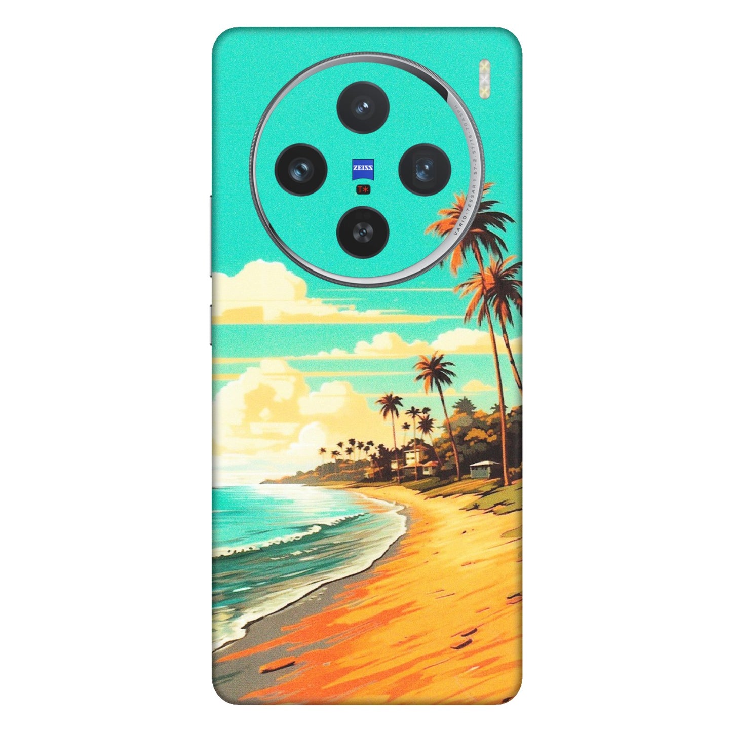 VIVO Z/V/X/T/U/S Series Phone Skins (All Models) - Miami Beach - Matte Finish (M-136) Vivo X100 (5G)
