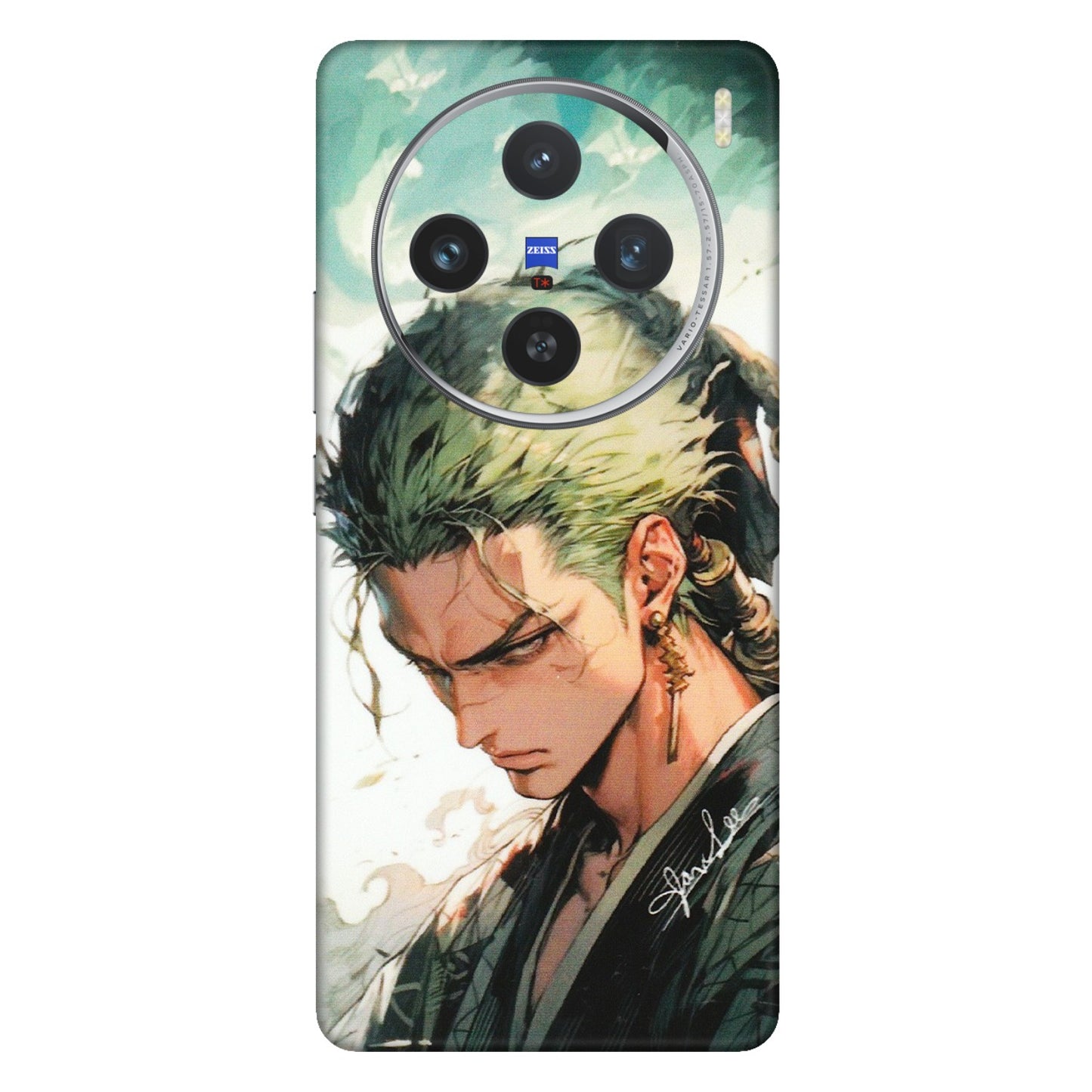 VIVO Z/V/X/T/U/S Series Phone Skins (All Models) - New Roronoa Zoro One Picece Anime - Matte Finish (M-140) Vivo X100 (5G)