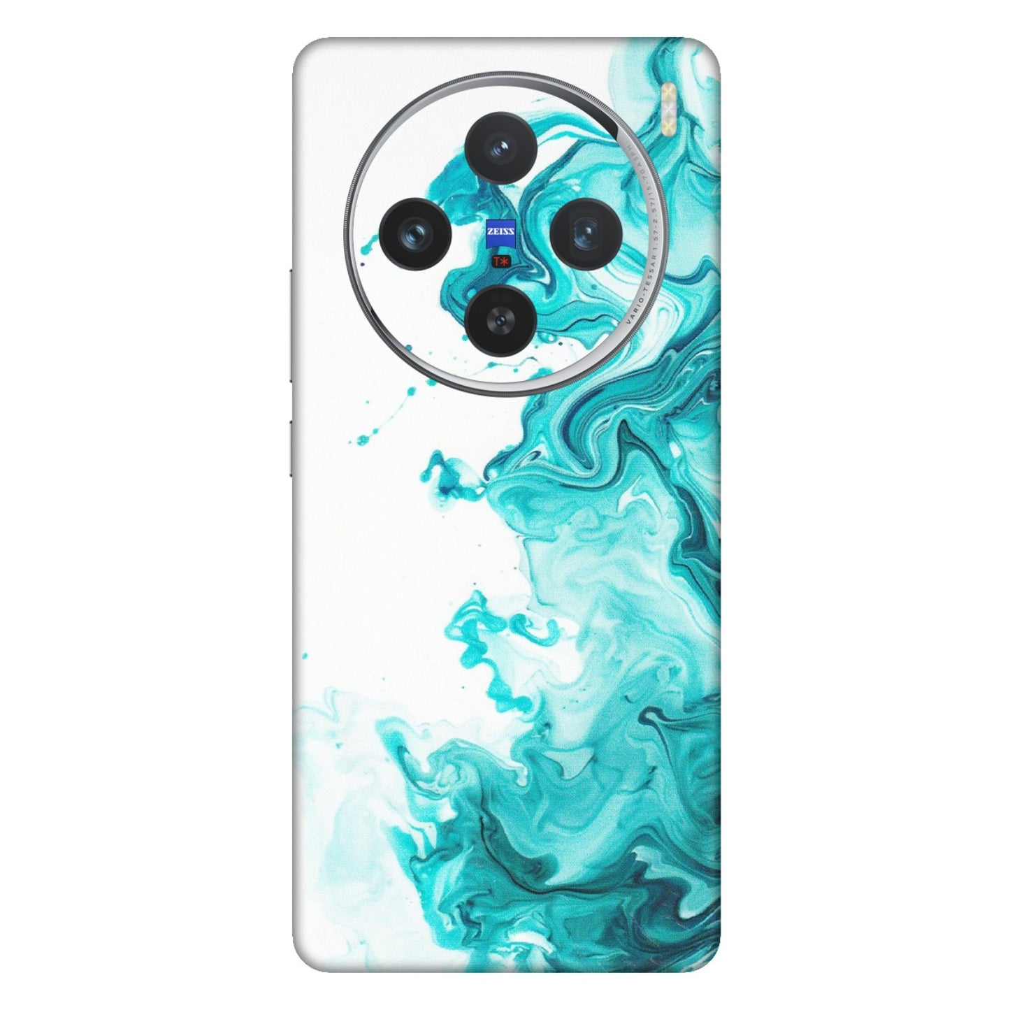 VIVO Z/V/X/T/U/S Series Phone Skins (All Models) - Sky Blue Abstract Colour - Matte Finish (M-146) Vivo X100 (5G)