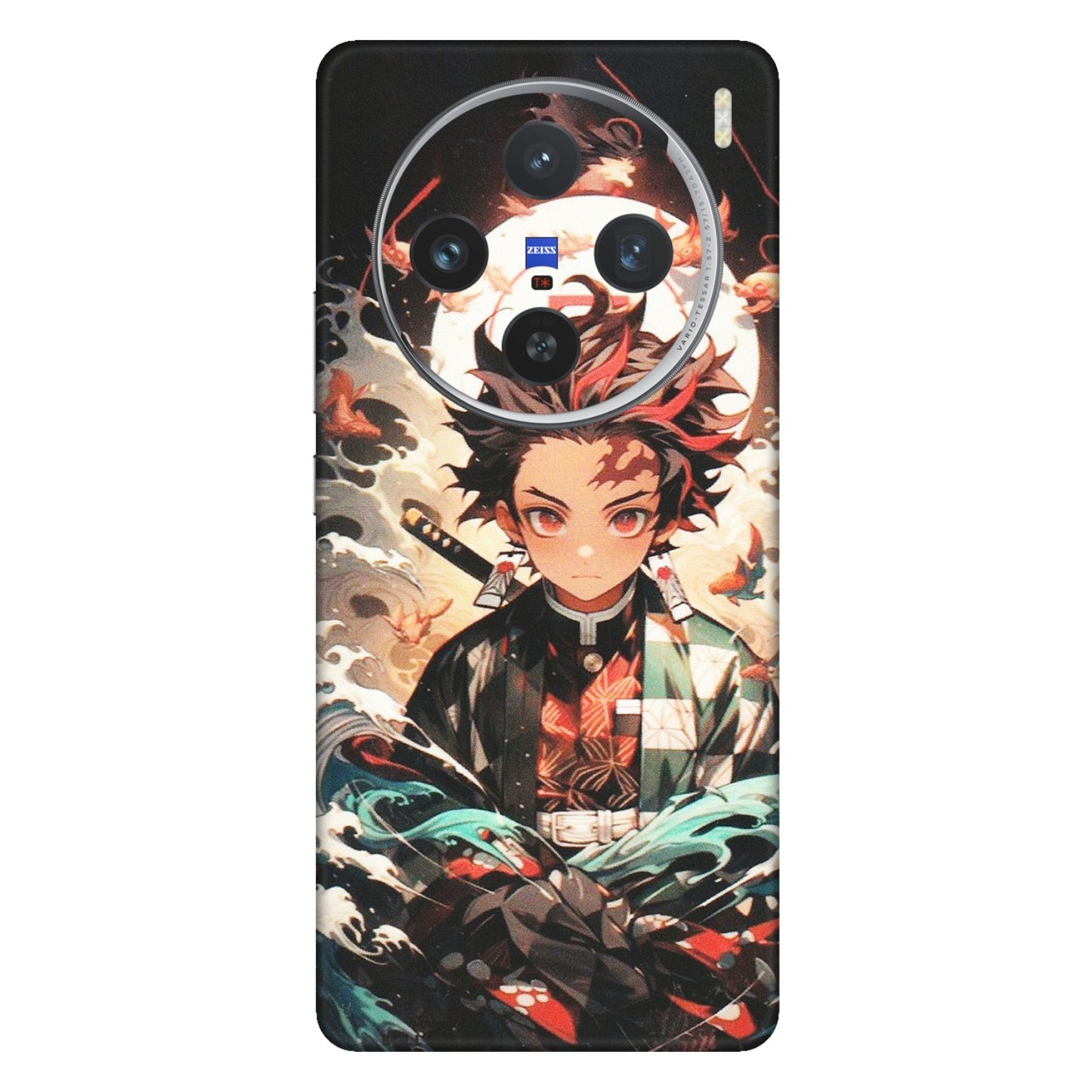 VIVO Z/V/X/T/U/S Series Phone Skins (All Models) - Tanjiro Demon Slayer Anime - Matte Finish (M-158) Vivo X100 (5G)