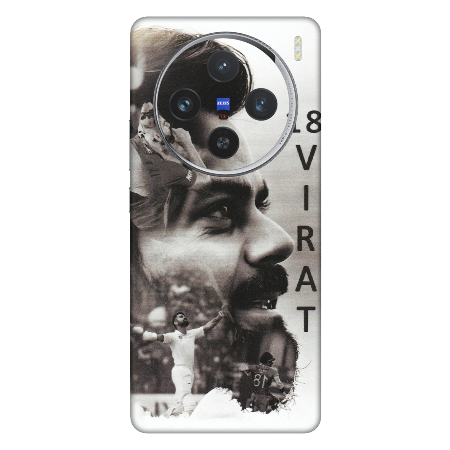 VIVO Z/V/X/T/U/S Series Phone Skins (All Models) - Virat Kohli Cricketer - Matte Finish (M-163) Vivo X100 (5G)