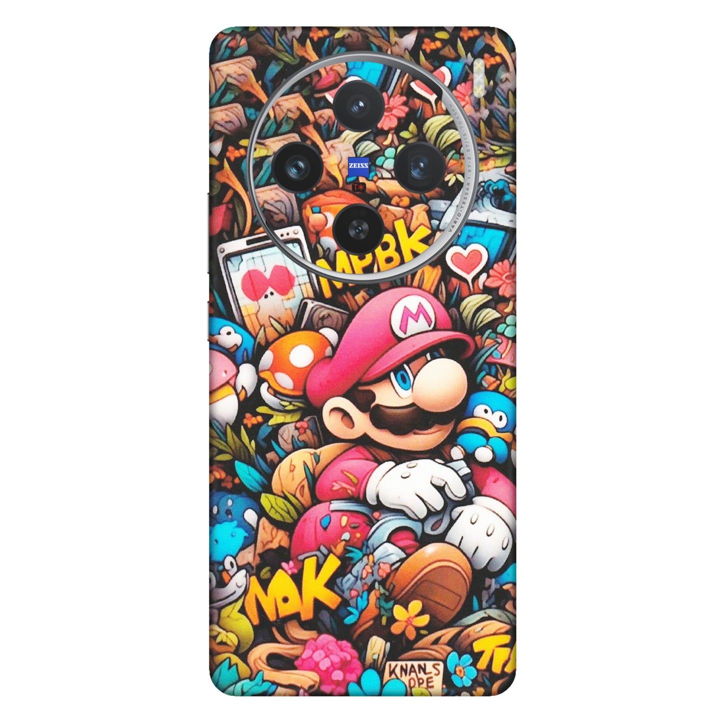 VIVO Z/V/X/T/U/S Series Phone Skins (All Models) - Super Mario Bros Artistic - Matte Finish (M-173) Vivo X100 (5G)