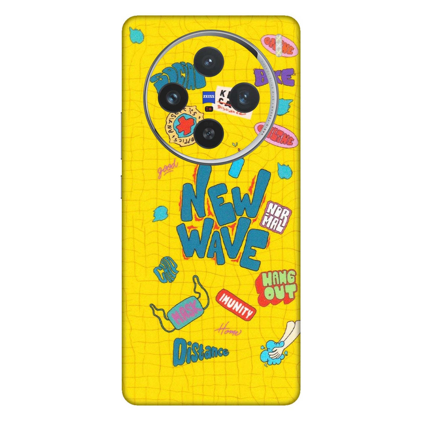 VIVO Z/V/X/T/U/S Series Phone Skins (All Models) - New Wave Life - Matte Finish (M-17) Vivo X100 (5G)