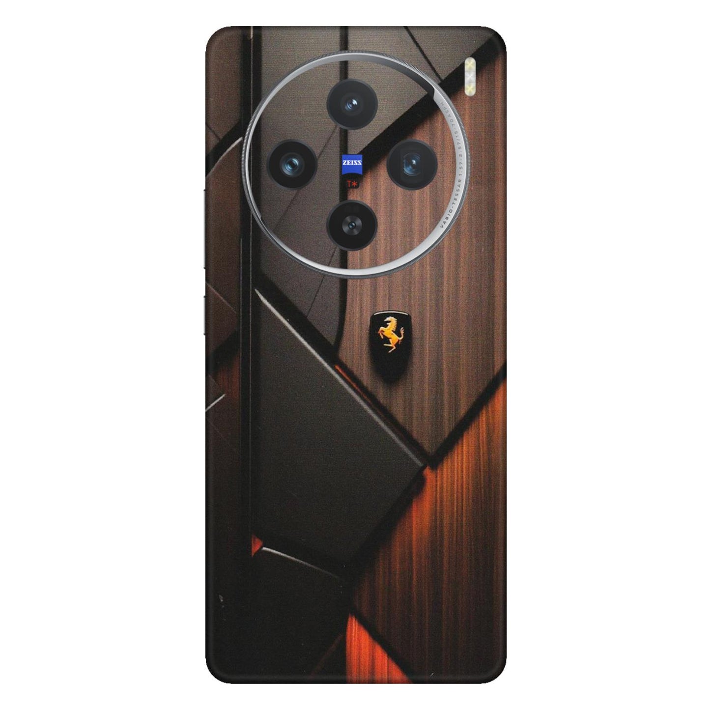 VIVO Z/V/X/T/U/S Series Phone Skins (All Models) - Lambo Beauty Wood Pattern Sober - Matte Finish (M-51) Vivo X100 (5G)