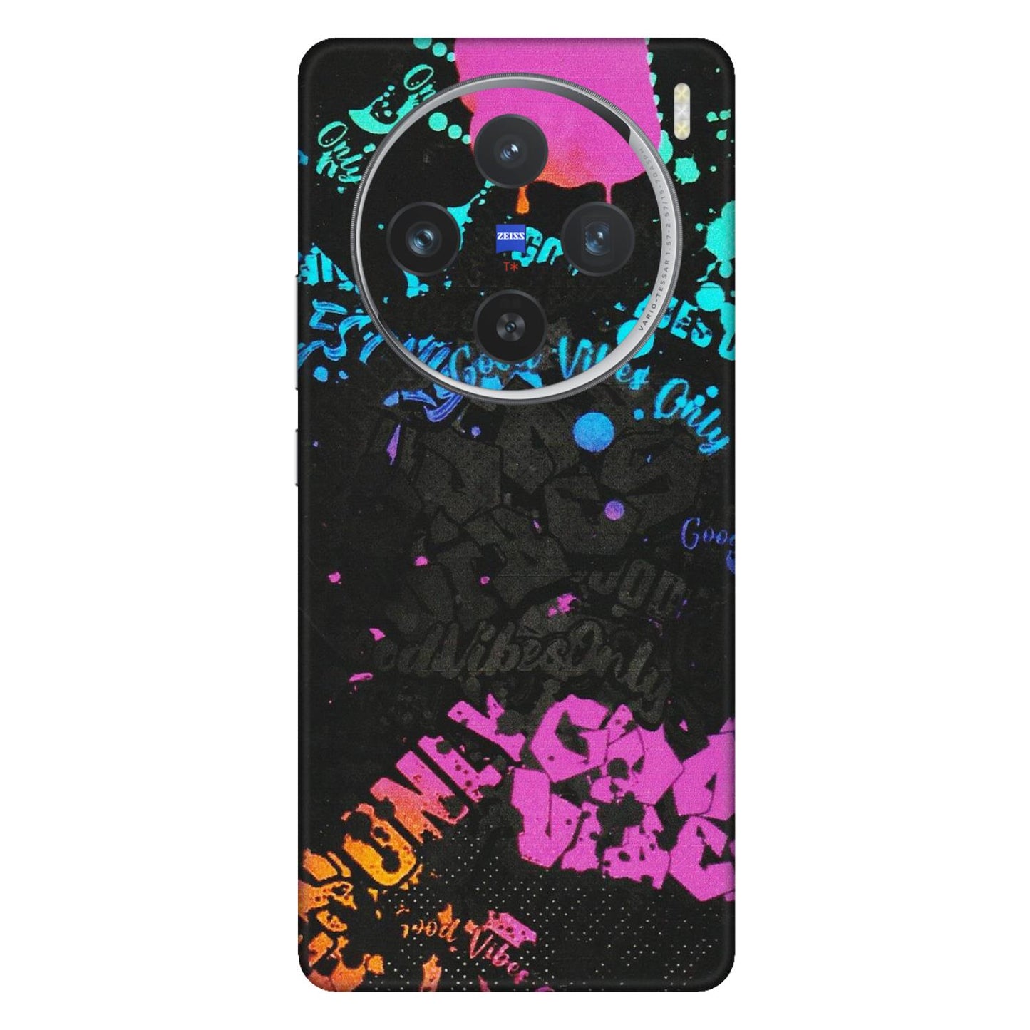 VIVO Z/V/X/T/U/S Series Phone Skins (All Models) - Majestic Black Vibes - Matte Finish (M-62) Vivo X100 (5G)
