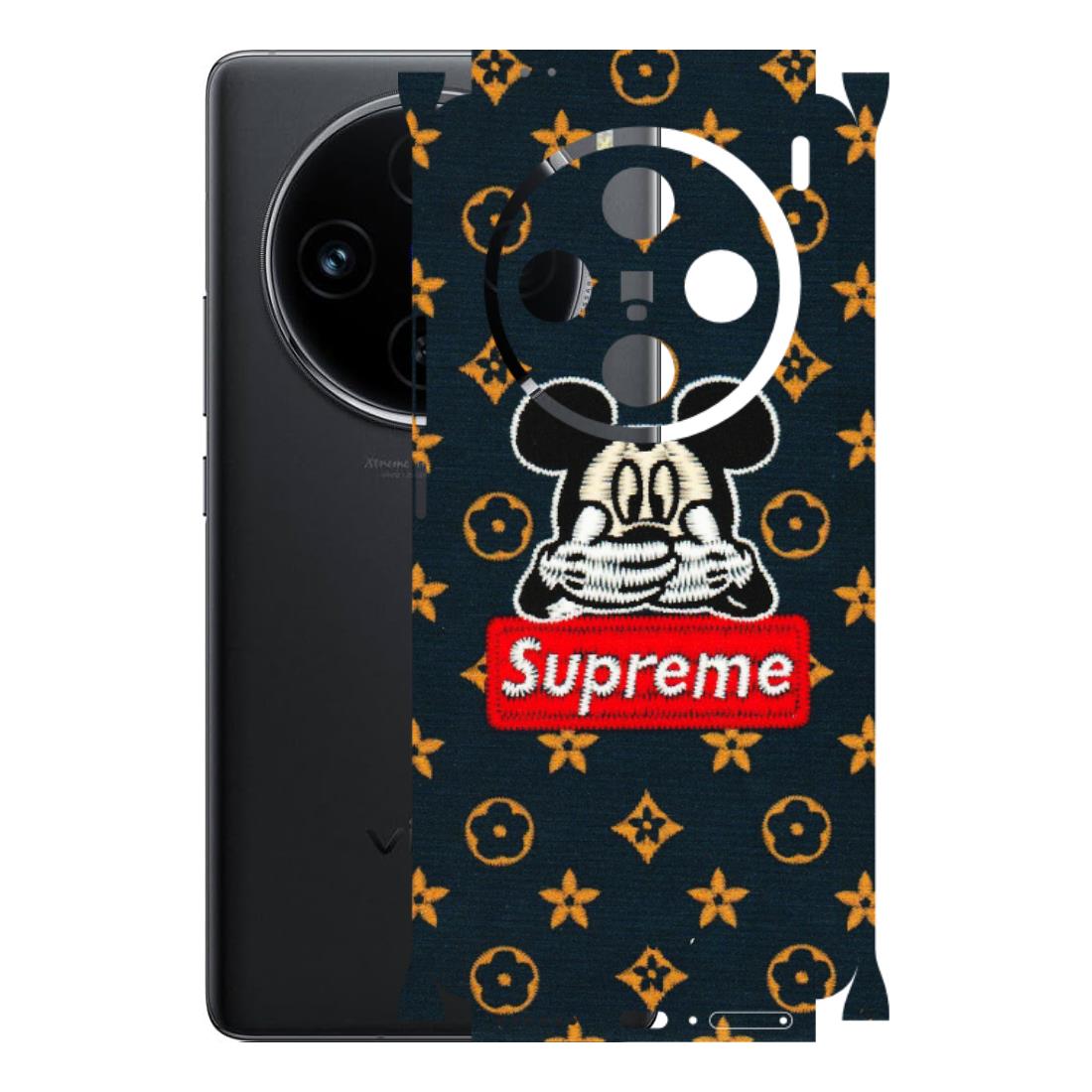 VIVO Z/V/X/T/U/S Series Phone Skins (All Models) - Mickey Supreme - Matte Finish (M-83) Vivo X100 (5G)