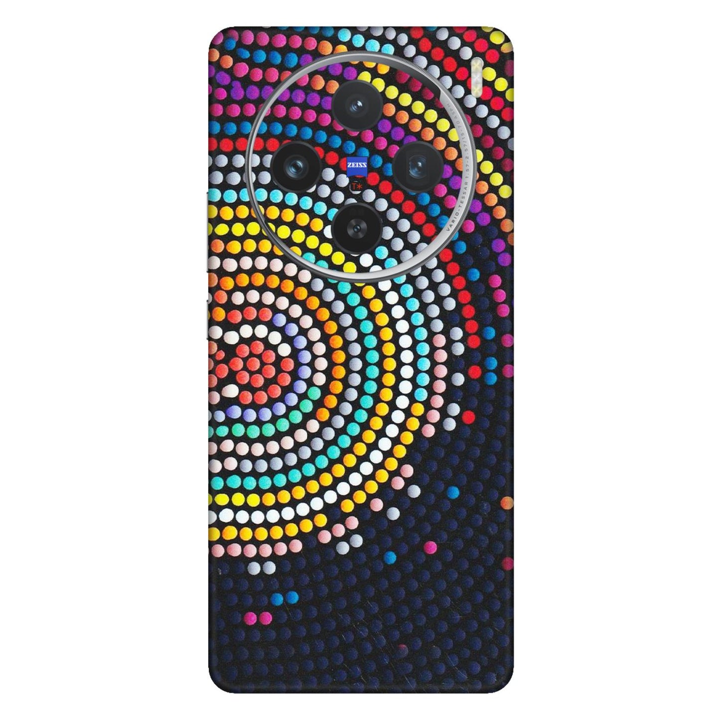 VIVO Z/V/X/T/U/S Series Phone Skins (All Models) - Rainbow Dot Mandala - Matte Finish (M-97) Vivo X100 (5G)