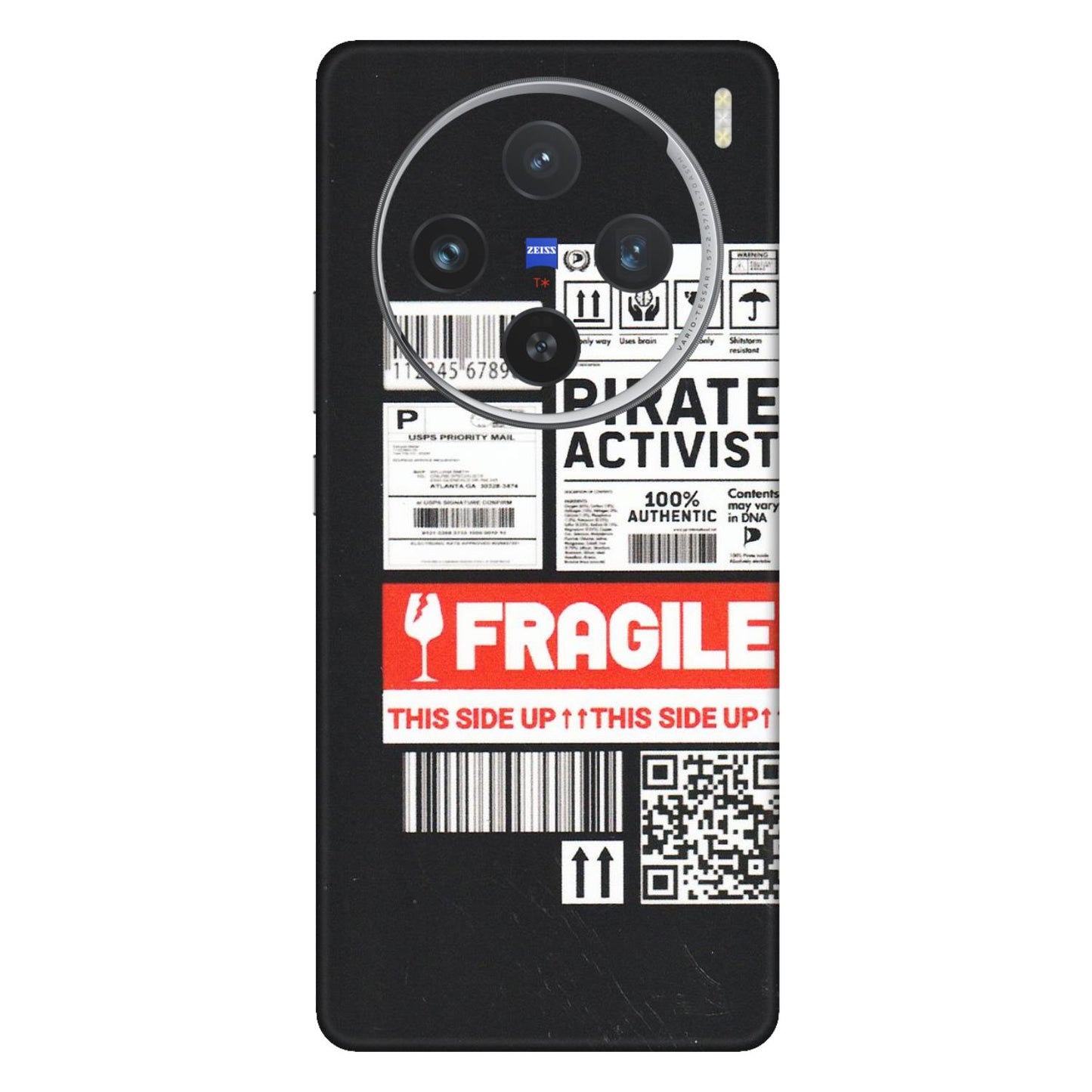 VIVO Z/V/X/T/U/S Series Phone Skins (All Models) - Handle With Care - Matte Finish (M-99) Vivo X100 (5G)