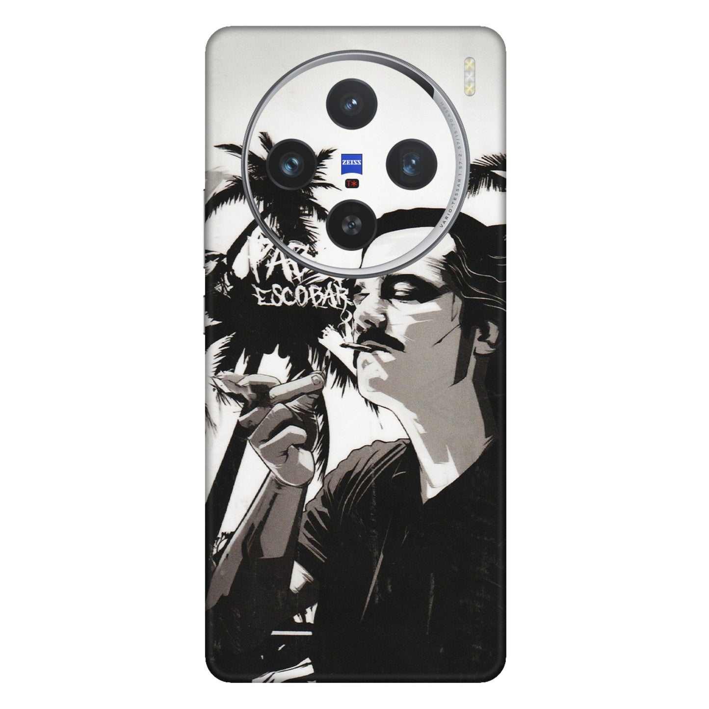 VIVO Z/V/X/T/U/S Series Phone Skins (All Models) - Pab Escobar - Transparent Finish (T-05) Vivo X100 (5G)