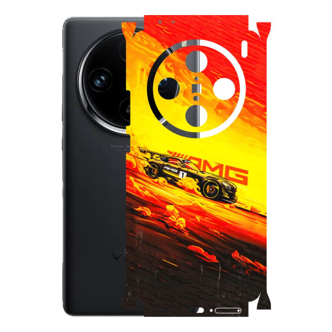 VIVO Z/V/X/T/U/S Series Phone Skins (All Models) - AMG Car Speed Cover - 3D Embossed Finish (L-256) Vivo X100 Pro