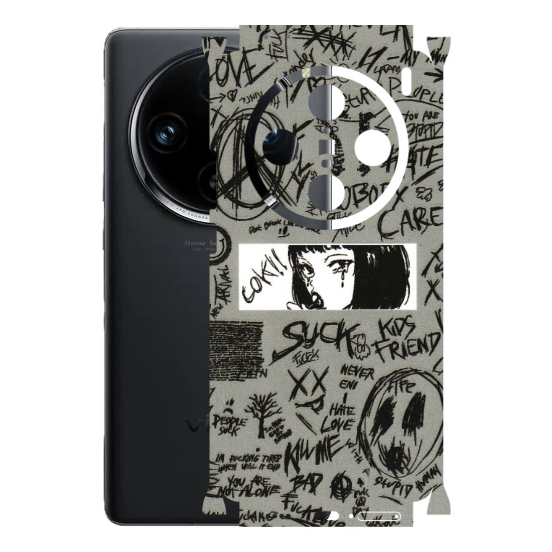 VIVO Z/V/X/T/U/S Series Phone Skins (All Models) - Never Have Love Anime - 3D Embossed Finish (L-260) Vivo X100 Pro