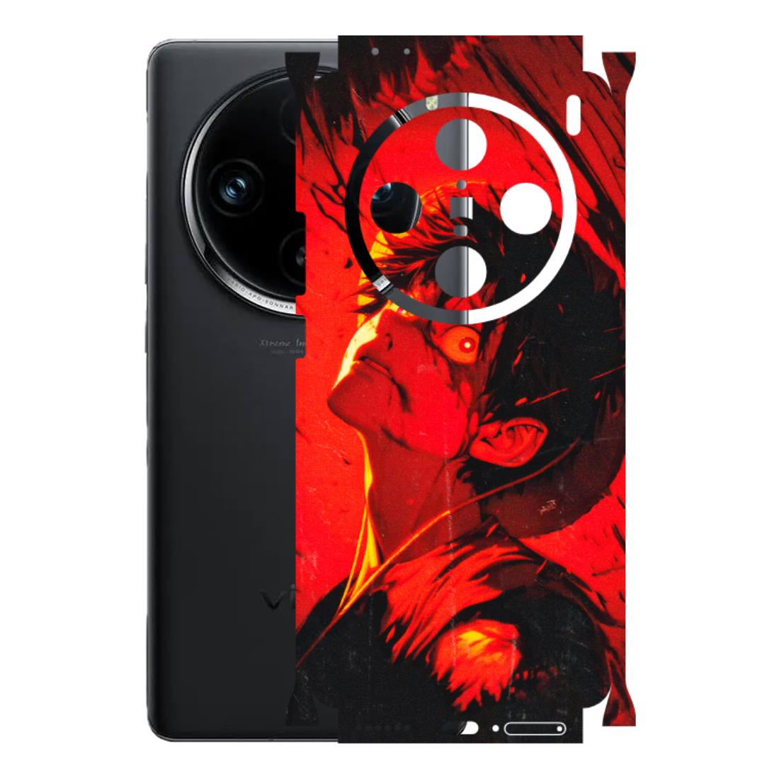 VIVO Z/V/X/T/U/S Series Phone Skins (All Models) - D.Luffy Power Up One Piece Anime - 3D Embossed Finish (L-326) Vivo X100 Pro