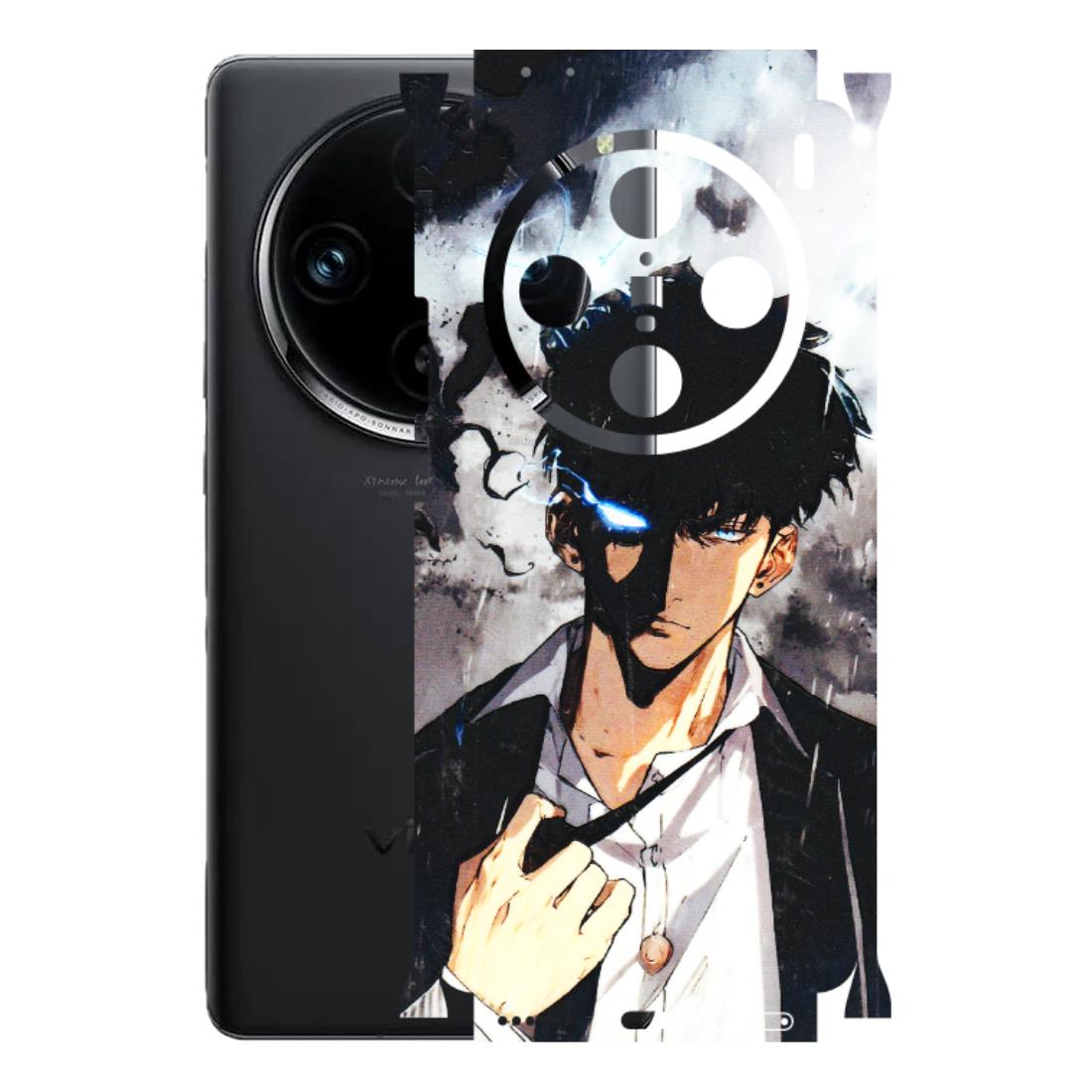VIVO Z/V/X/T/U/S Series Phone Skins (All Models) - Sung Jinwoo Manhwa Anime - 3D Embossed Finish (L-328) Vivo X100 Pro