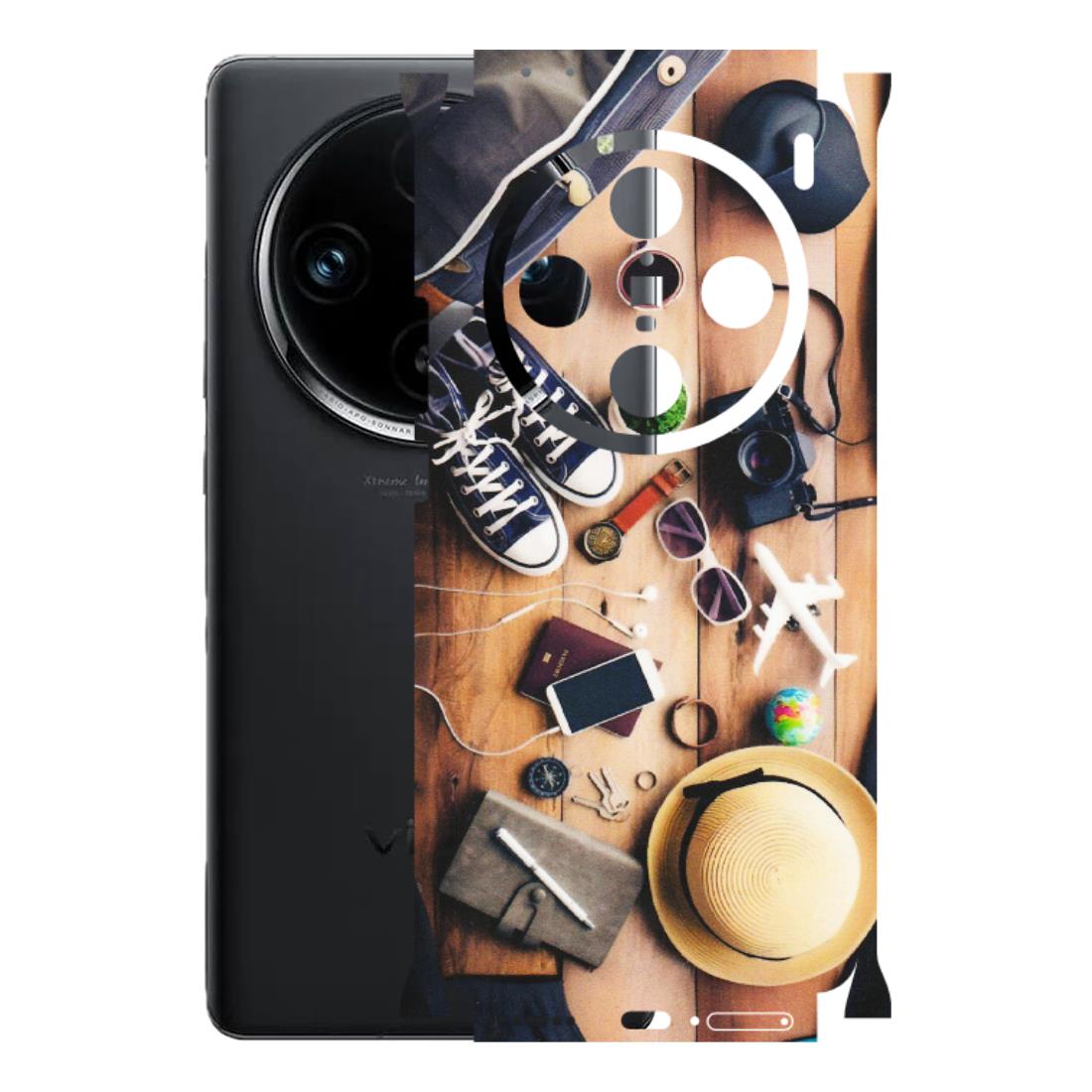 VIVO Z/V/X/T/U/S Series Phone Skins (All Models) - Travel Wanderlust - Matte Finish (M-133) Vivo X100 Pro