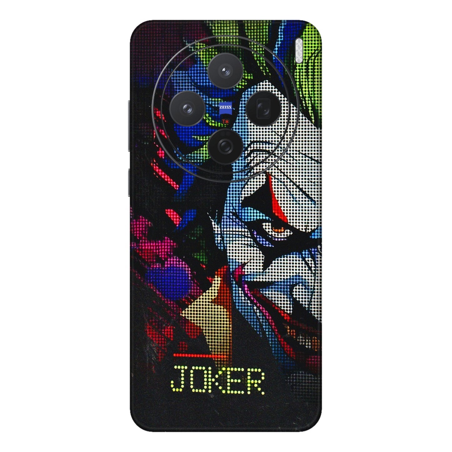 VIVO Z/V/X/T/U/S Series Phone Skins (All Models) - Joker Dot Matrix - 3D Embossed Finish (L-08) Vivo X200 (5G)