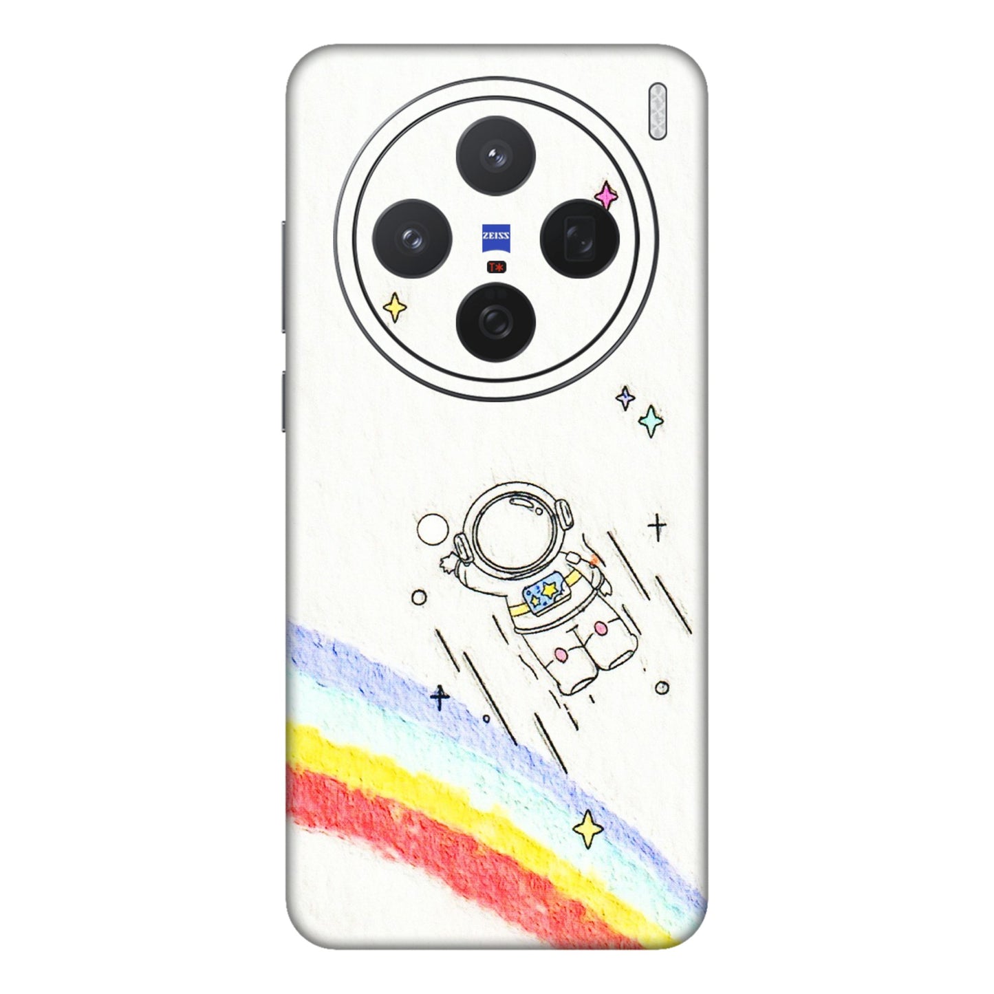 VIVO Z/V/X/T/U/S Series Phone Skins (All Models) - Milkyway Astronaut - 3D Embossed Finish (L-110) Vivo X200 (5G)