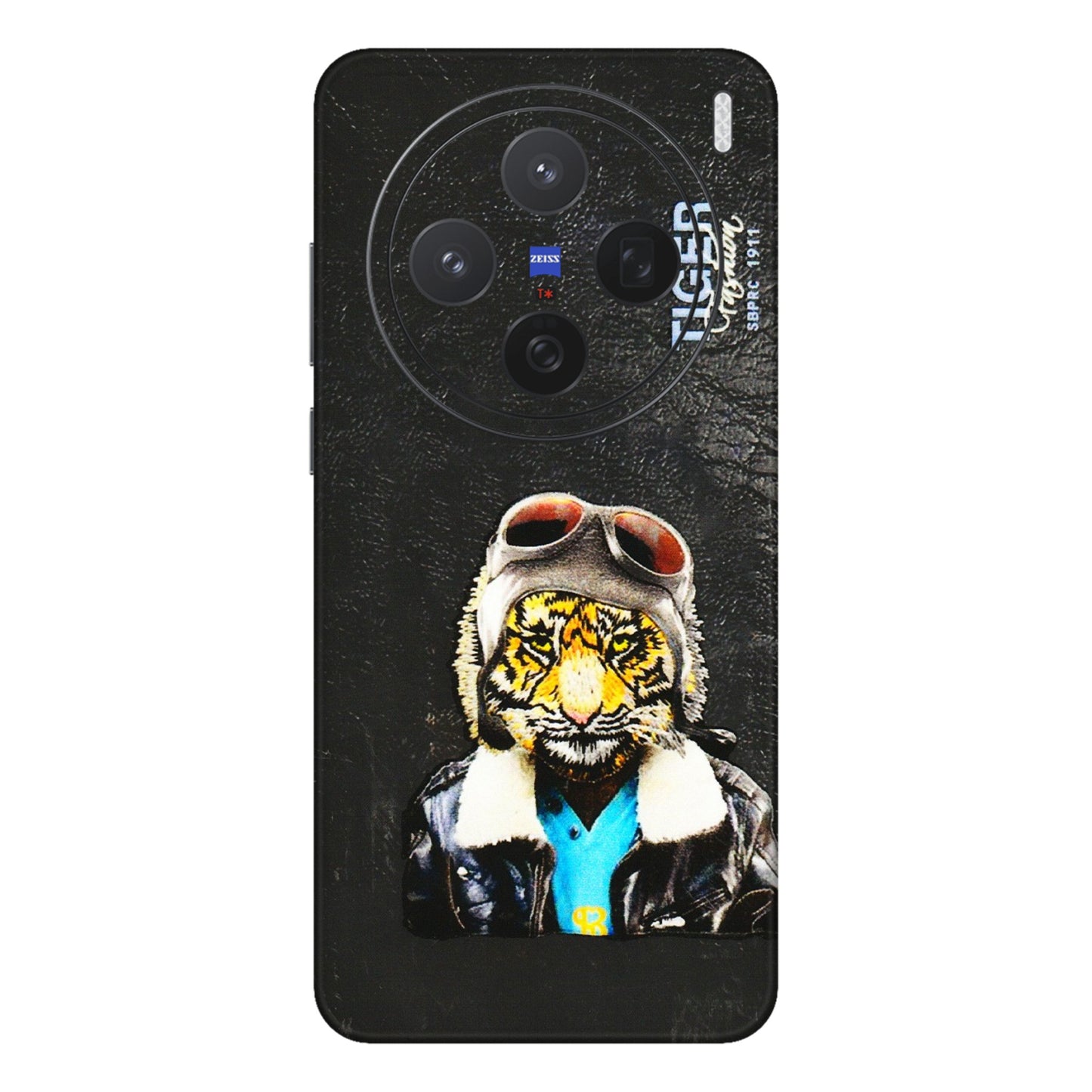 VIVO Z/V/X/T/U/S Series Phone Skins (All Models) - Rider Tiger - 3D Embossed Finish (L-113) Vivo X200 (5G)