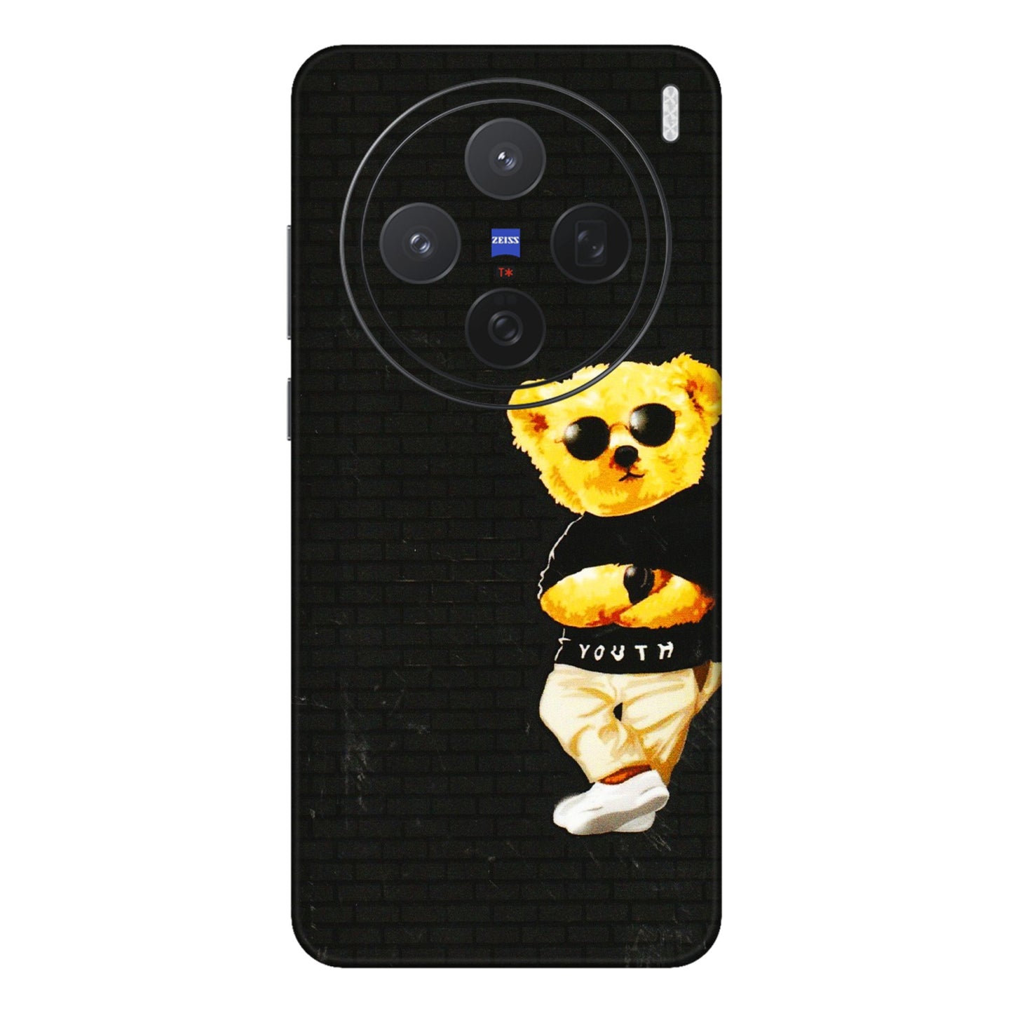VIVO Z/V/X/T/U/S Series Phone Skins (All Models) - Classy Teddy Bear - 3D Embossed Finish (L-116) Vivo X200 (5G)