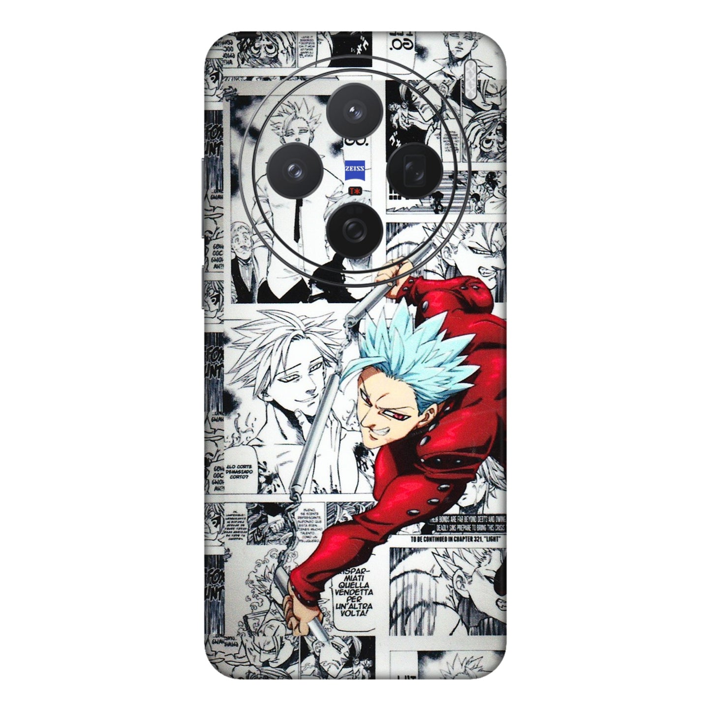 VIVO Z/V/X/T/U/S Series Phone Skins (All Models) - Anime Comic - 3D Embossed Finish (L-192) Vivo X200 (5G)