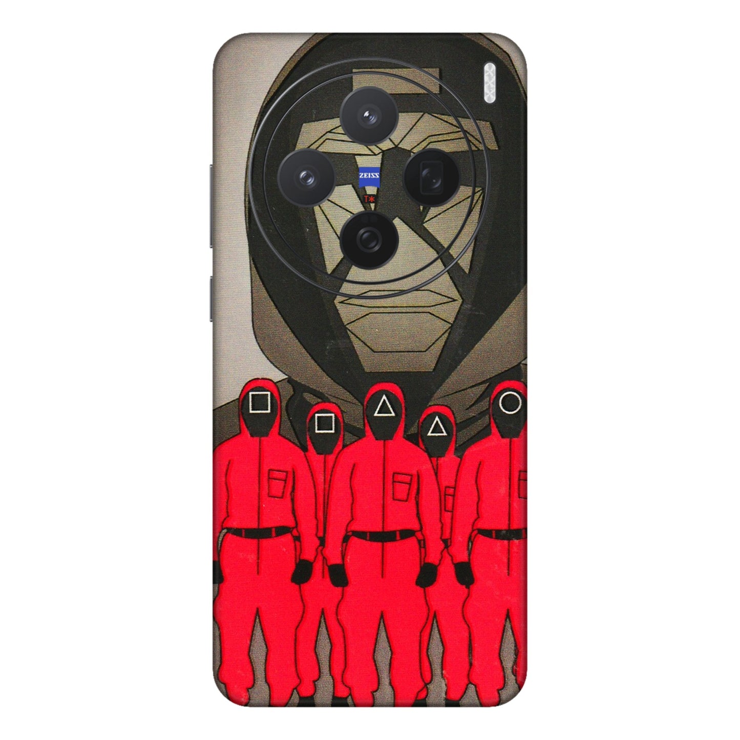 VIVO Z/V/X/T/U/S Series Phone Skins (All Models) - Squid Game Hero - 3D Embossed Finish (L-245) Vivo X200 (5G)