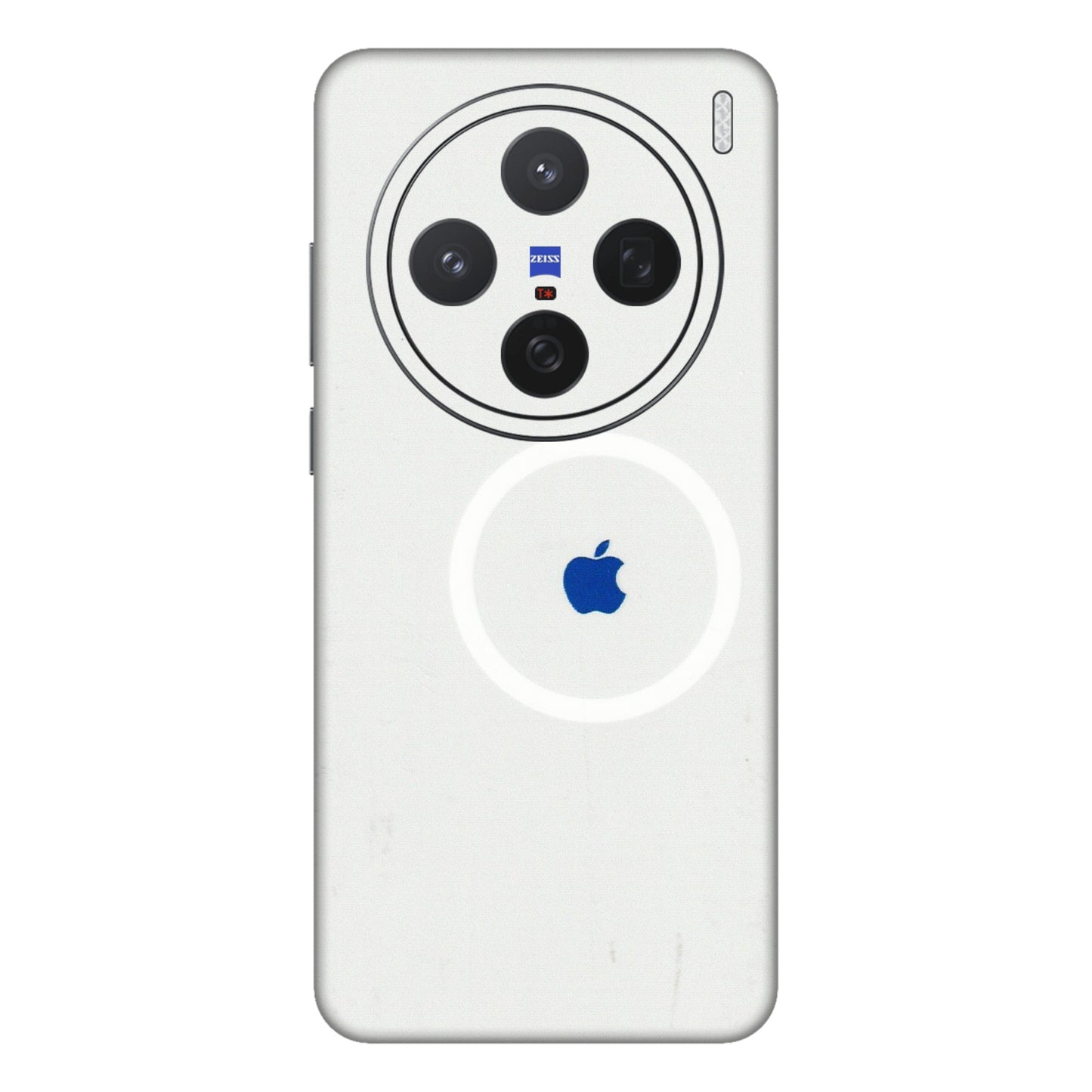 VIVO Z/V/X/T/U/S Series Phone Skins (All Models) - iPhone Magsafe Logo - 3D Embossed Finish (L-320) Vivo X200 (5G)