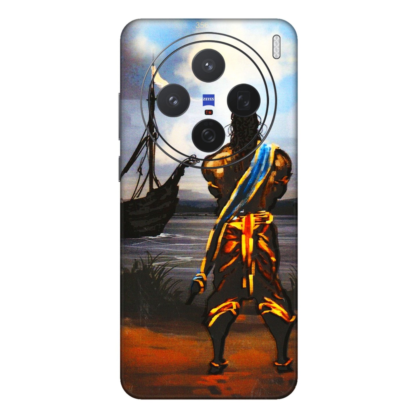 VIVO Z/V/X/T/U/S Series Phone Skins (All Models) - Heavenly God Figure - 3D Embossed Finish (L-34) Vivo X200 (5G)
