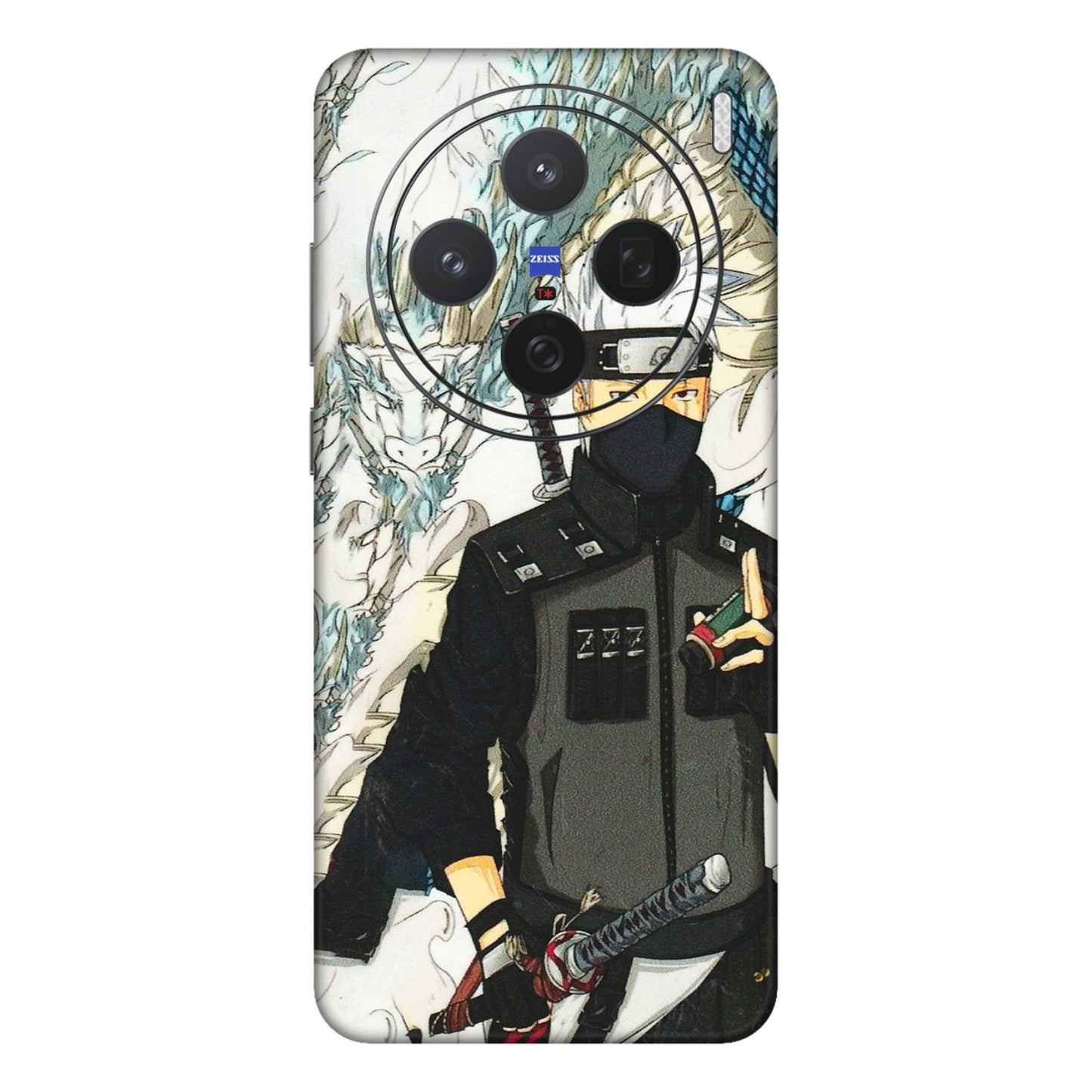 VIVO Z/V/X/T/U/S Series Phone Skins (All Models) - Kakashi Hatake Naruto Anime - 3D Embossed Finish (L-46) Vivo X200 (5G)