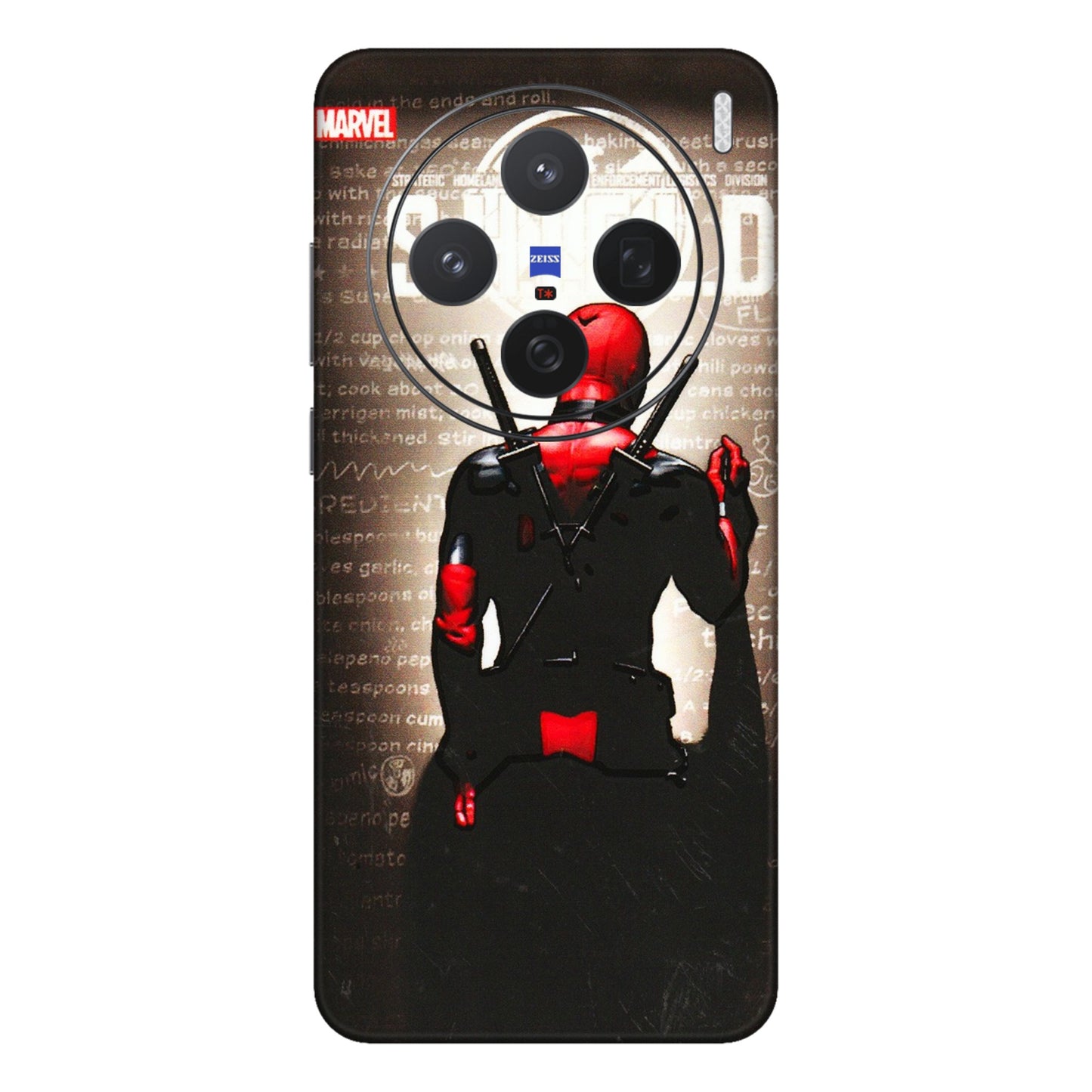 VIVO Z/V/X/T/U/S Series Phone Skins (All Models) - Deadpool - 3D Embossed Finish (L-56) Vivo X200 (5G)