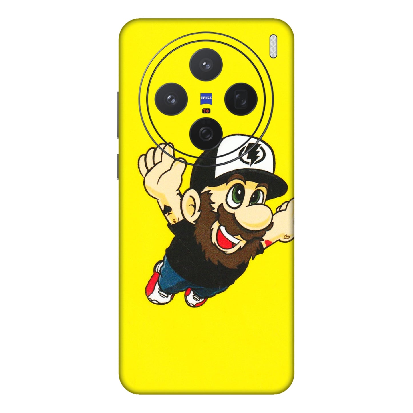 VIVO Z/V/X/T/U/S Series Phone Skins (All Models) - Flying Beardo - 3D Embossed Finish (L-60) Vivo X200 (5G)