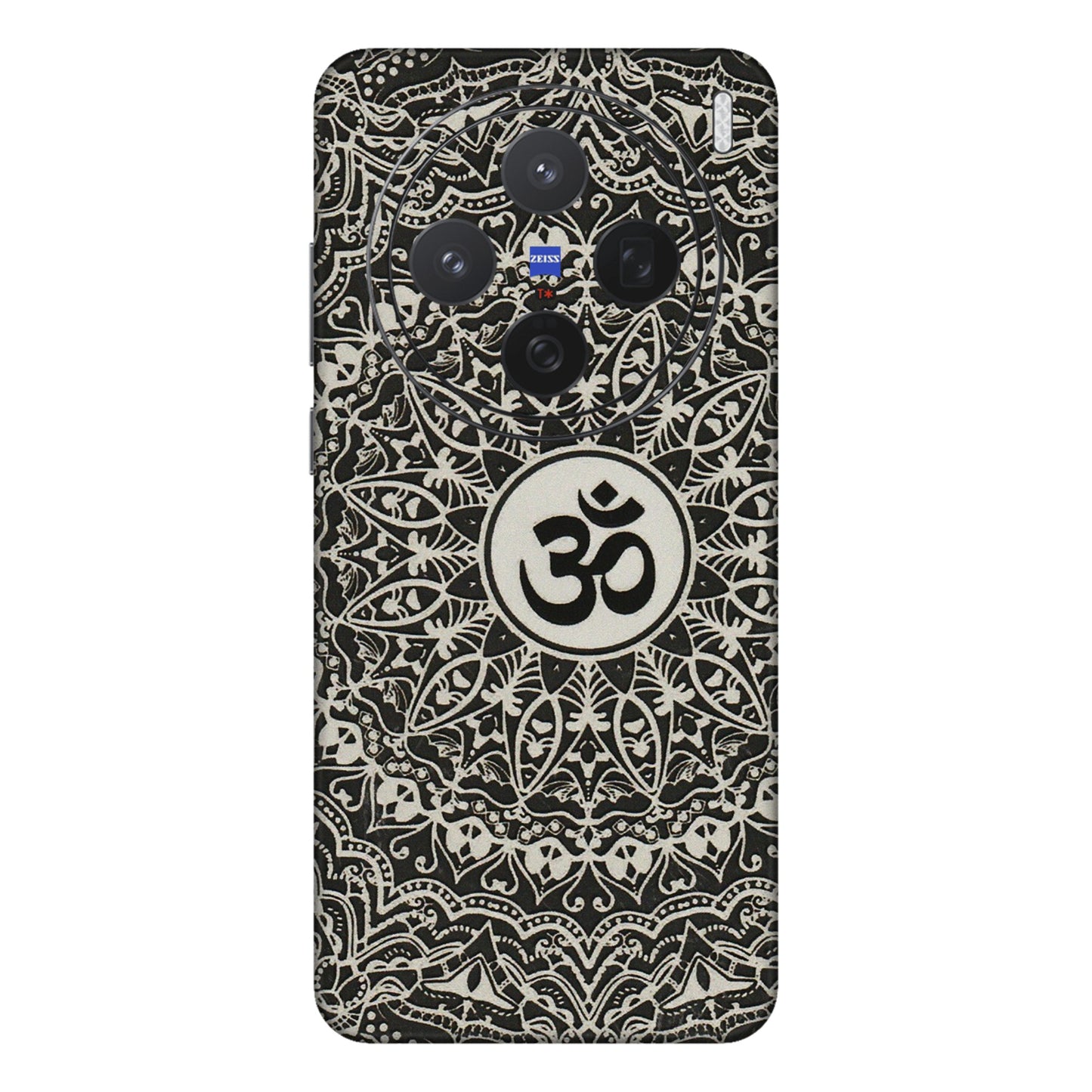 VIVO Z/V/X/T/U/S Series Phone Skins (All Models) - Aum Elegant Mandala - 3D Embossed Finish (L-62) Vivo X200 (5G)