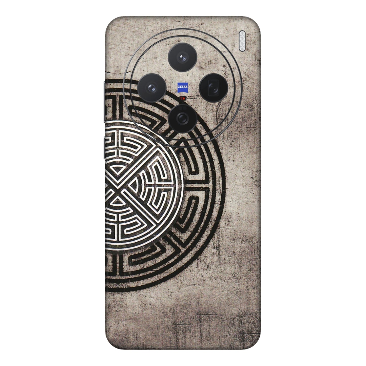 VIVO Z/V/X/T/U/S Series Phone Skins (All Models) - Mysterious Circular Design - 3D Embossed Finish (L-63) Vivo X200 (5G)