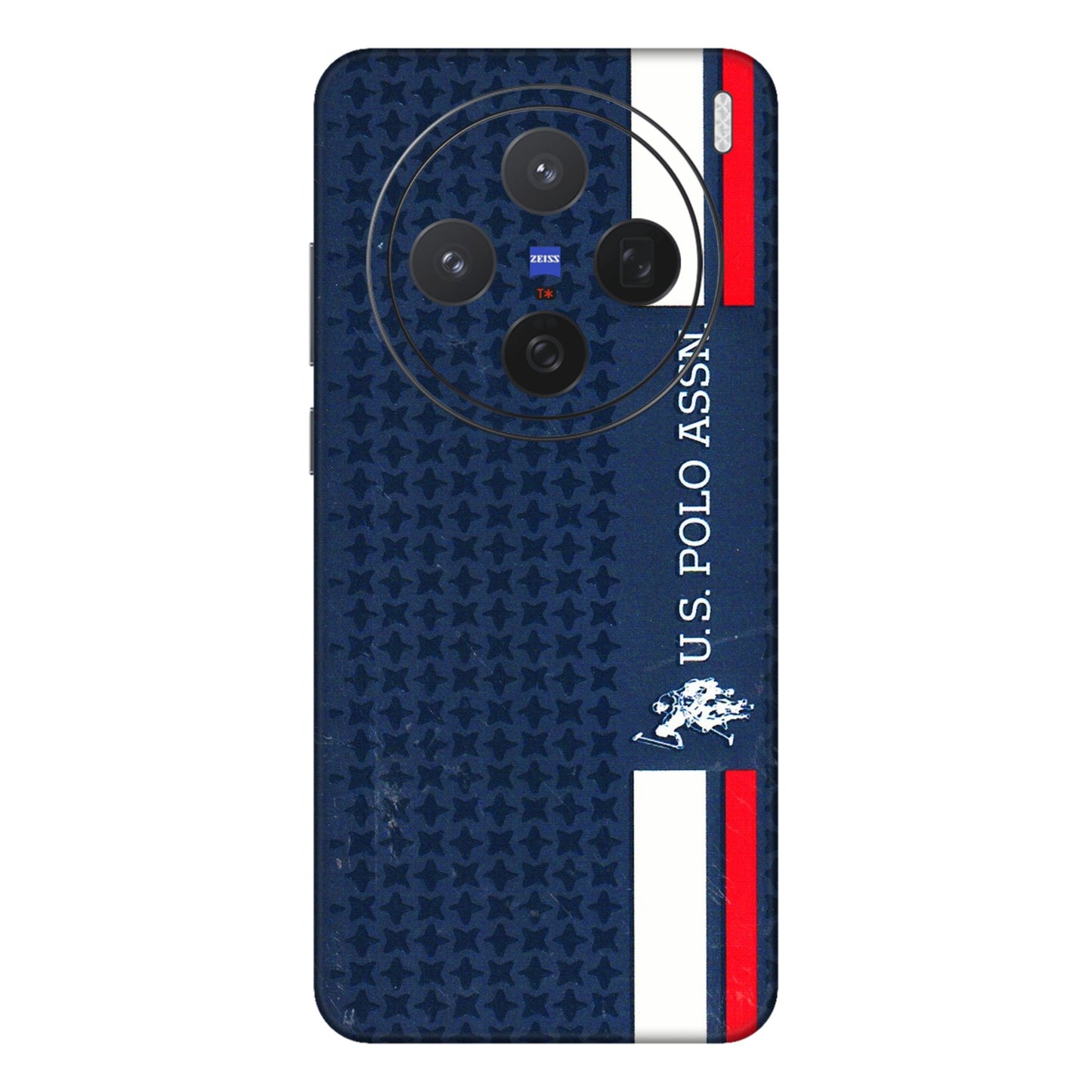 VIVO Z/V/X/T/U/S Series Phone Skins (All Models) - US POLO Designer Brand - 3D Embossed Finish (L-65) Vivo X200 (5G)