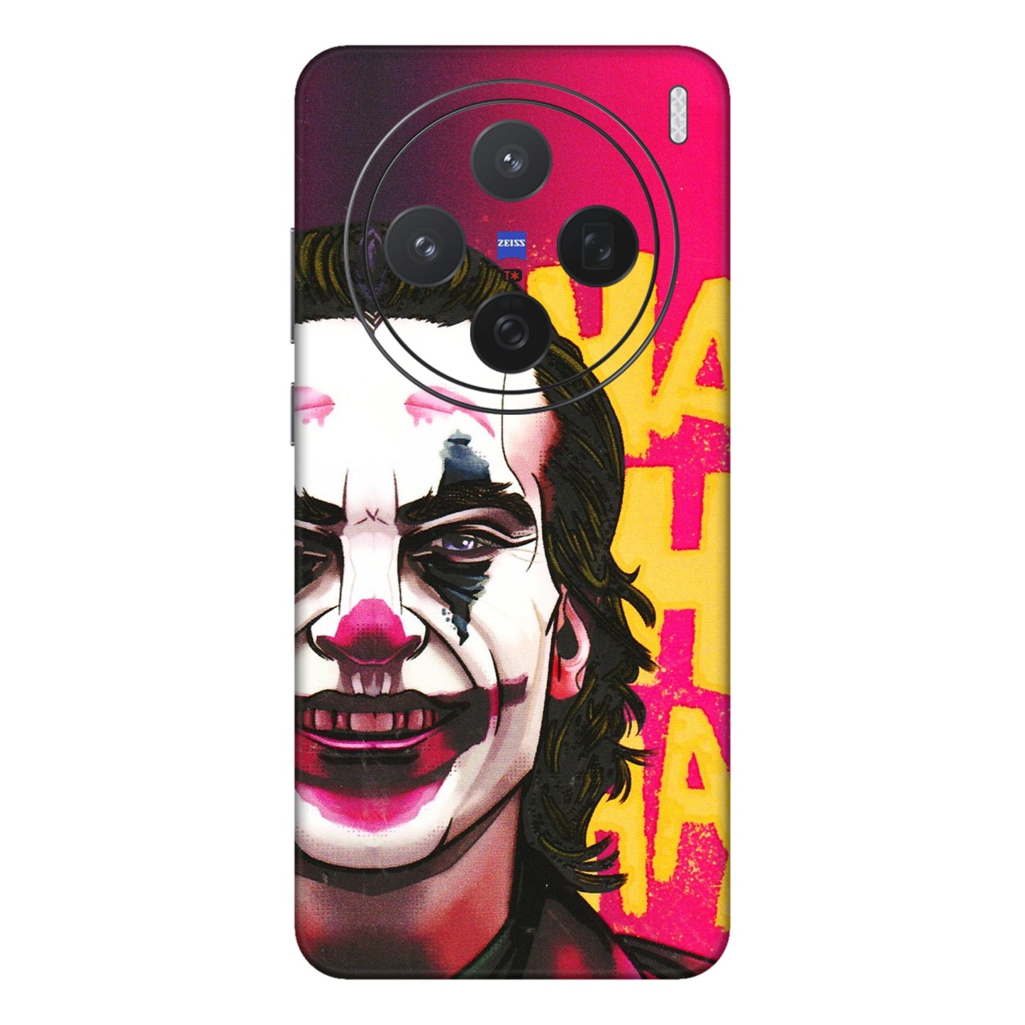 VIVO Z/V/X/T/U/S Series Phone Skins (All Models) - Joker Evil Laugh - 3D Embossed Finish (L-97) Vivo X200 (5G)