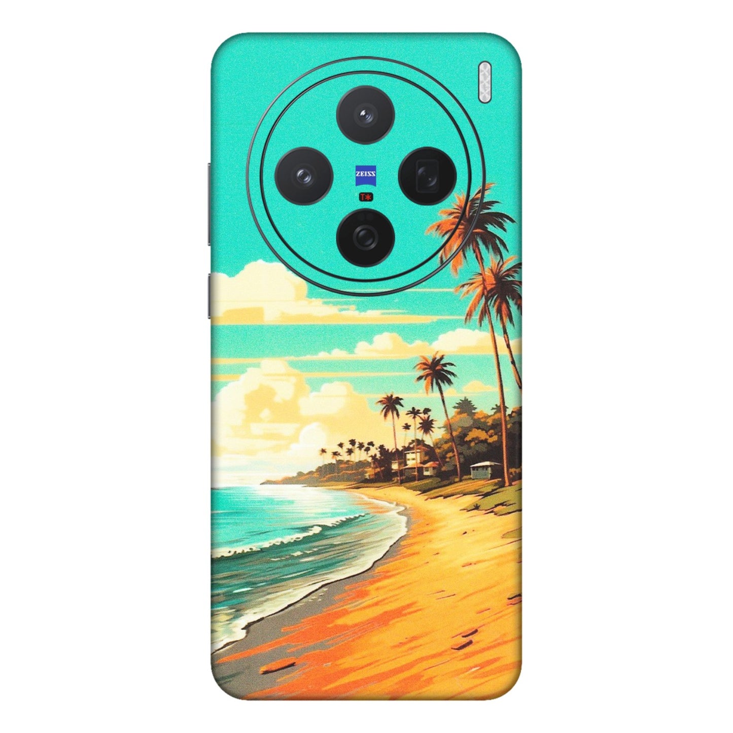 VIVO Z/V/X/T/U/S Series Phone Skins (All Models) - Miami Beach - Matte Finish (M-136) Vivo X200 (5G)
