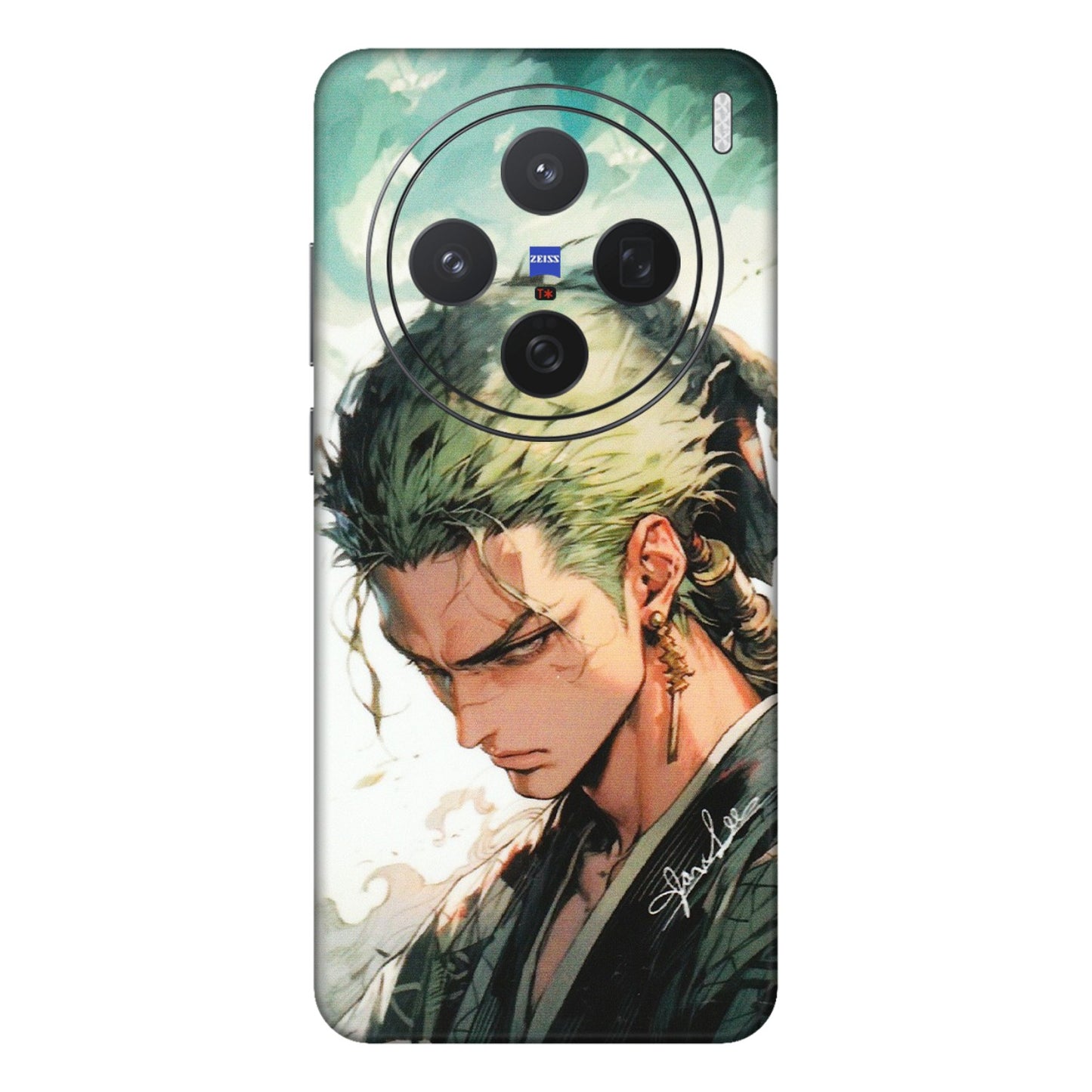 VIVO Z/V/X/T/U/S Series Phone Skins (All Models) - New Roronoa Zoro One Picece Anime - Matte Finish (M-140) Vivo X200 (5G)