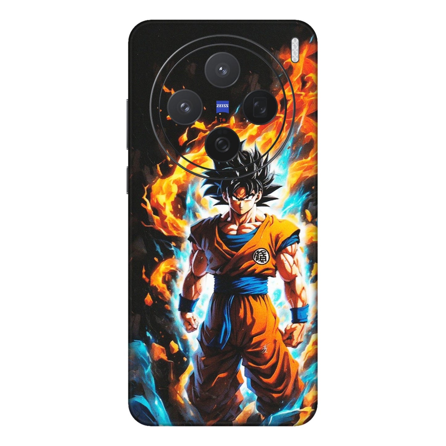 VIVO Z/V/X/T/U/S Series Phone Skins (All Models) - Goku Transformation Anime - Matte Finish (M-159) Vivo X200 (5G)