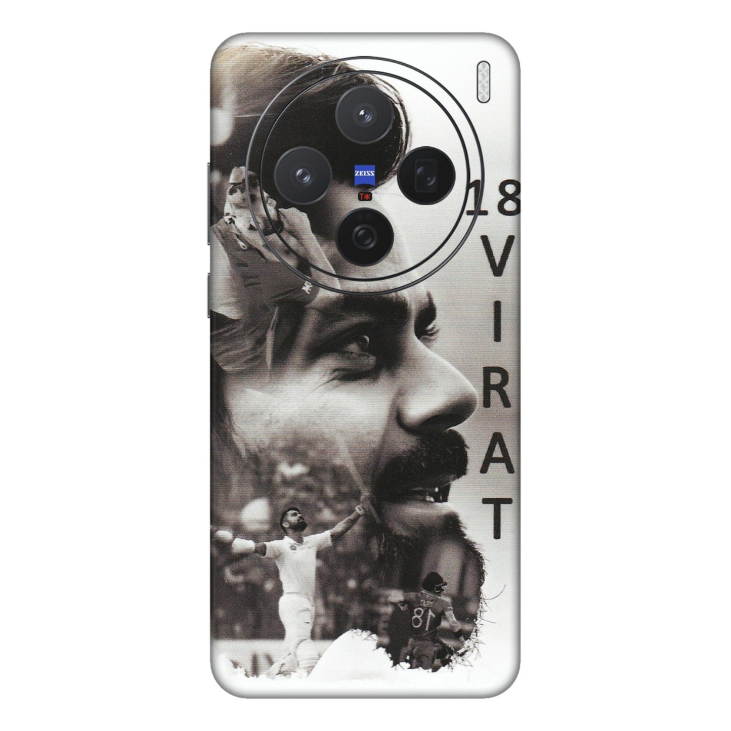 VIVO Z/V/X/T/U/S Series Phone Skins (All Models) - Virat Kohli Cricketer - Matte Finish (M-163) Vivo X200 (5G)