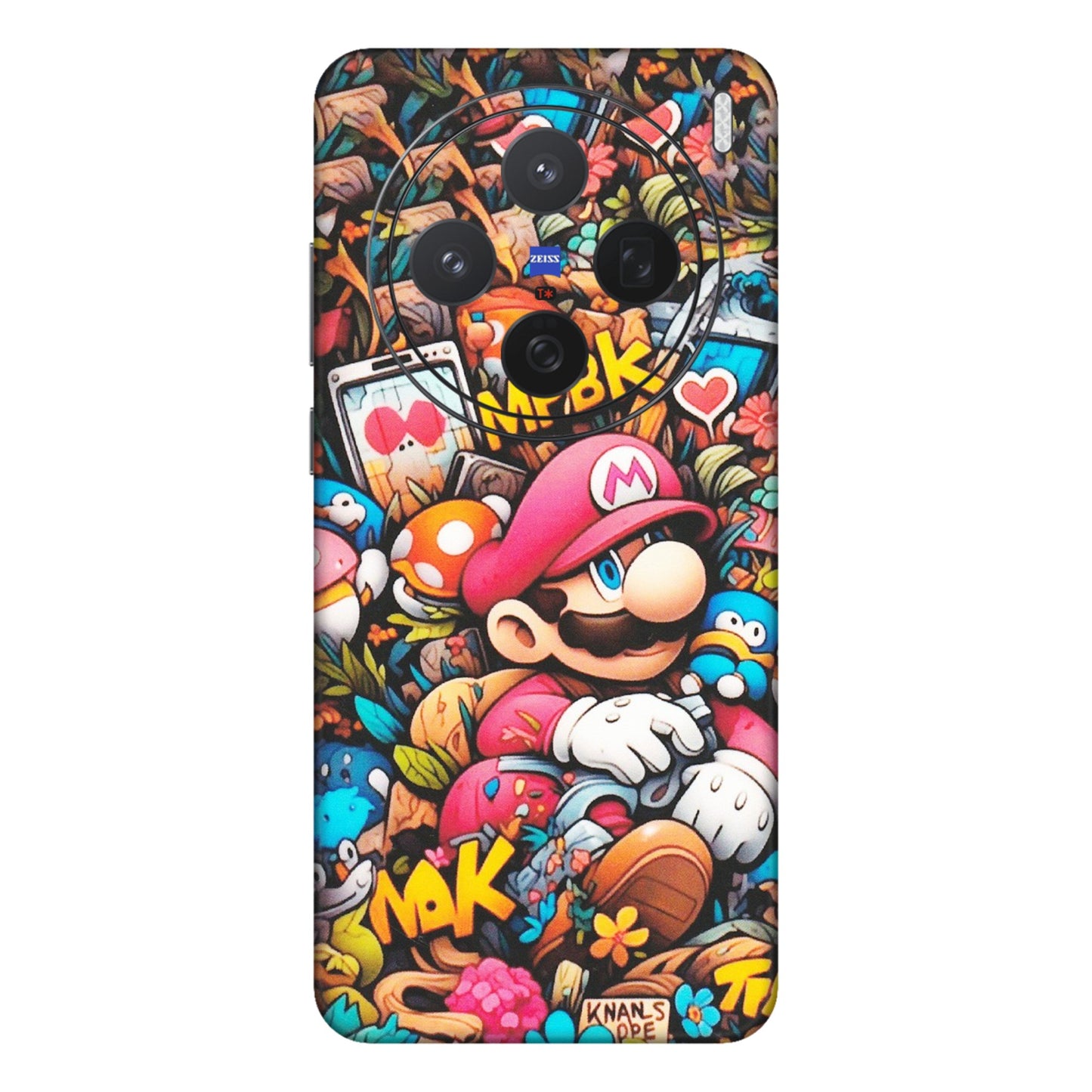 VIVO Z/V/X/T/U/S Series Phone Skins (All Models) - Super Mario Bros Artistic - Matte Finish (M-173) Vivo X200 (5G)