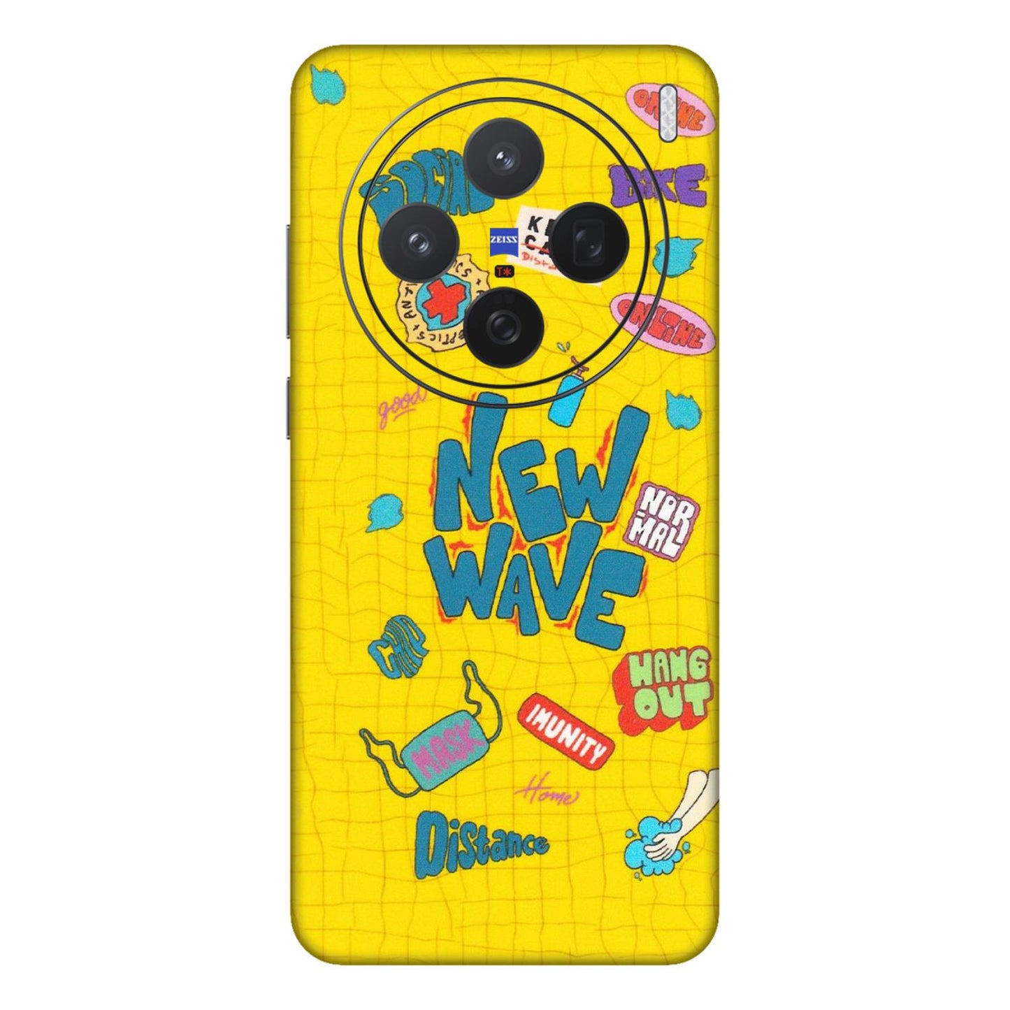 VIVO Z/V/X/T/U/S Series Phone Skins (All Models) - New Wave Life - Matte Finish (M-17) Vivo X200 (5G)