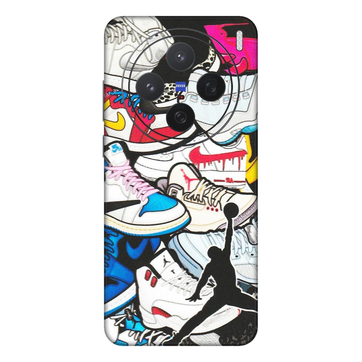 VIVO Z/V/X/T/U/S Series Phone Skins (All Models) - Jordan Sneakers Fan - Matte Finish (M-80) Vivo X200 (5G)