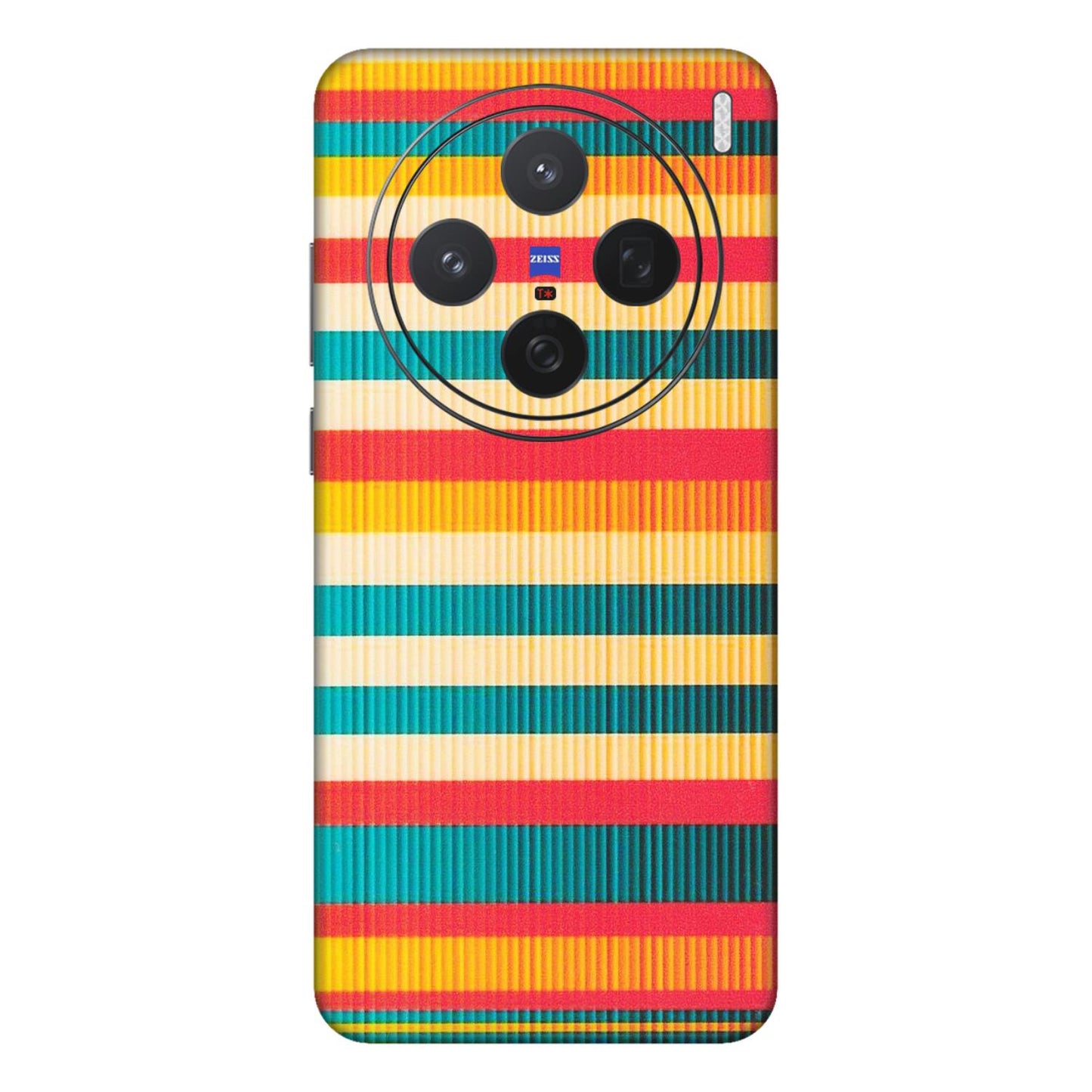 VIVO Z/V/X/T/U/S Series Phone Skins (All Models) - Colourful Stripes Soothing Effect - Matte Finish (M-86) Vivo X200 (5G)