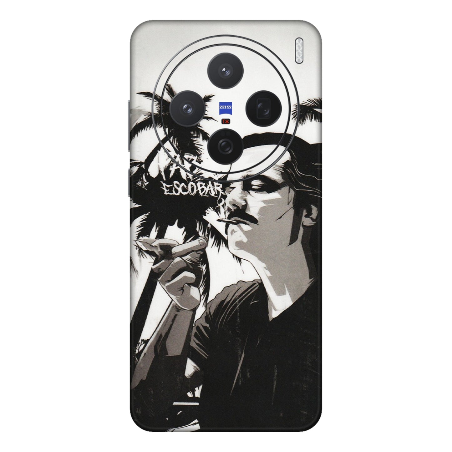 VIVO Z/V/X/T/U/S Series Phone Skins (All Models) - Pab Escobar - Transparent Finish (T-05) Vivo X200 (5G)