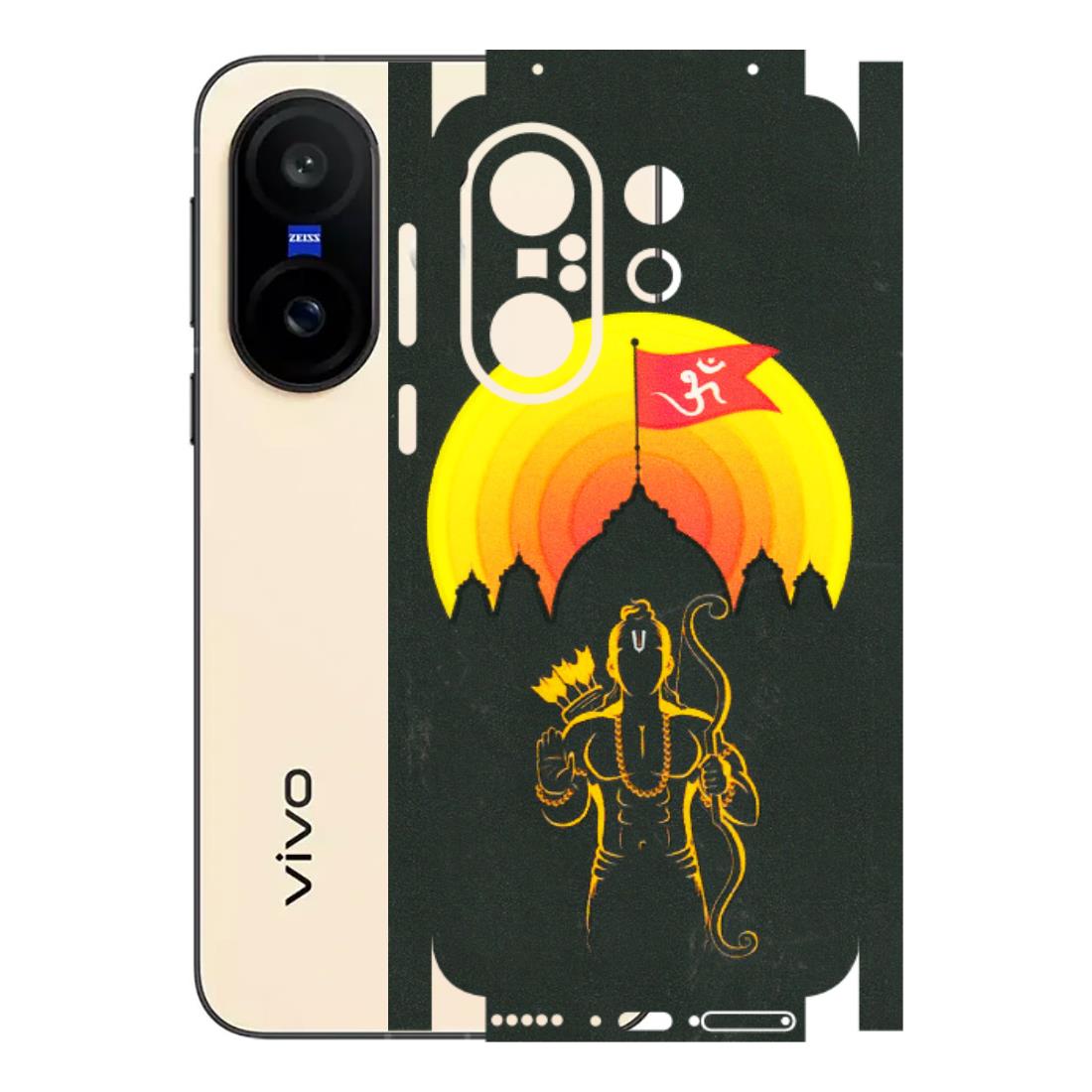 VIVO Z/V/X/T/U/S Series Phone Skins (All Models) - Lord Ram - 3D Embossed Finish (L-132) Vivo X200 FE