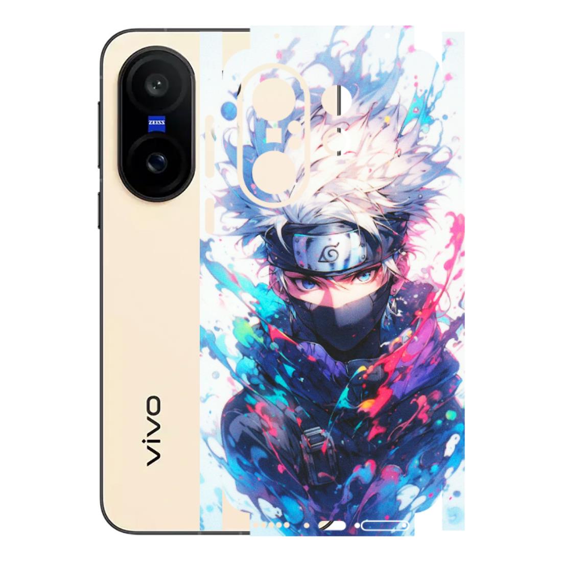 VIVO Z/V/X/T/U/S Series Phone Skins (All Models) - Naruto Face Mask - Matte Finish (M-03) Vivo X200 FE