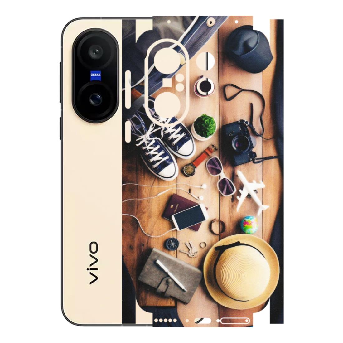 VIVO Z/V/X/T/U/S Series Phone Skins (All Models) - Travel Wanderlust - Matte Finish (M-133) Vivo X200 FE