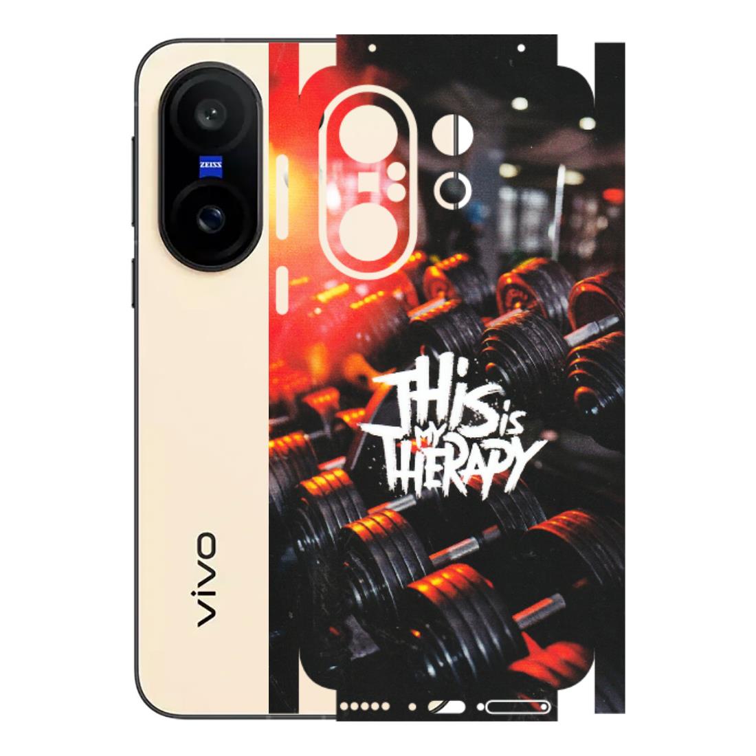 VIVO Z/V/X/T/U/S Series Phone Skins (All Models) - GYM Lover Therapy - Matte Finish (M-160) Vivo X200 FE