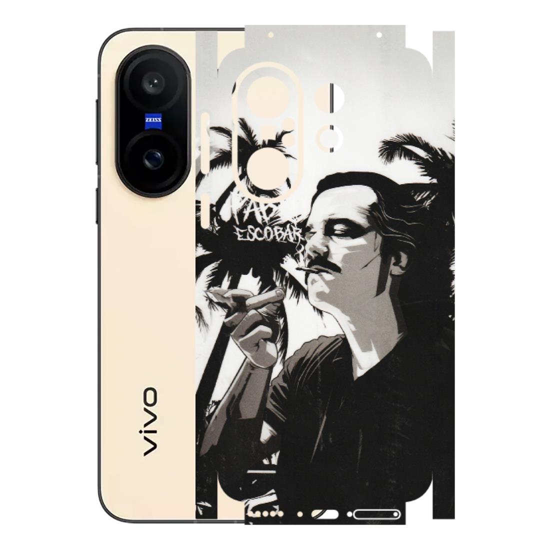 VIVO Z/V/X/T/U/S Series Phone Skins (All Models) - Pab Escobar - Transparent Finish (T-05) Vivo X200 FE